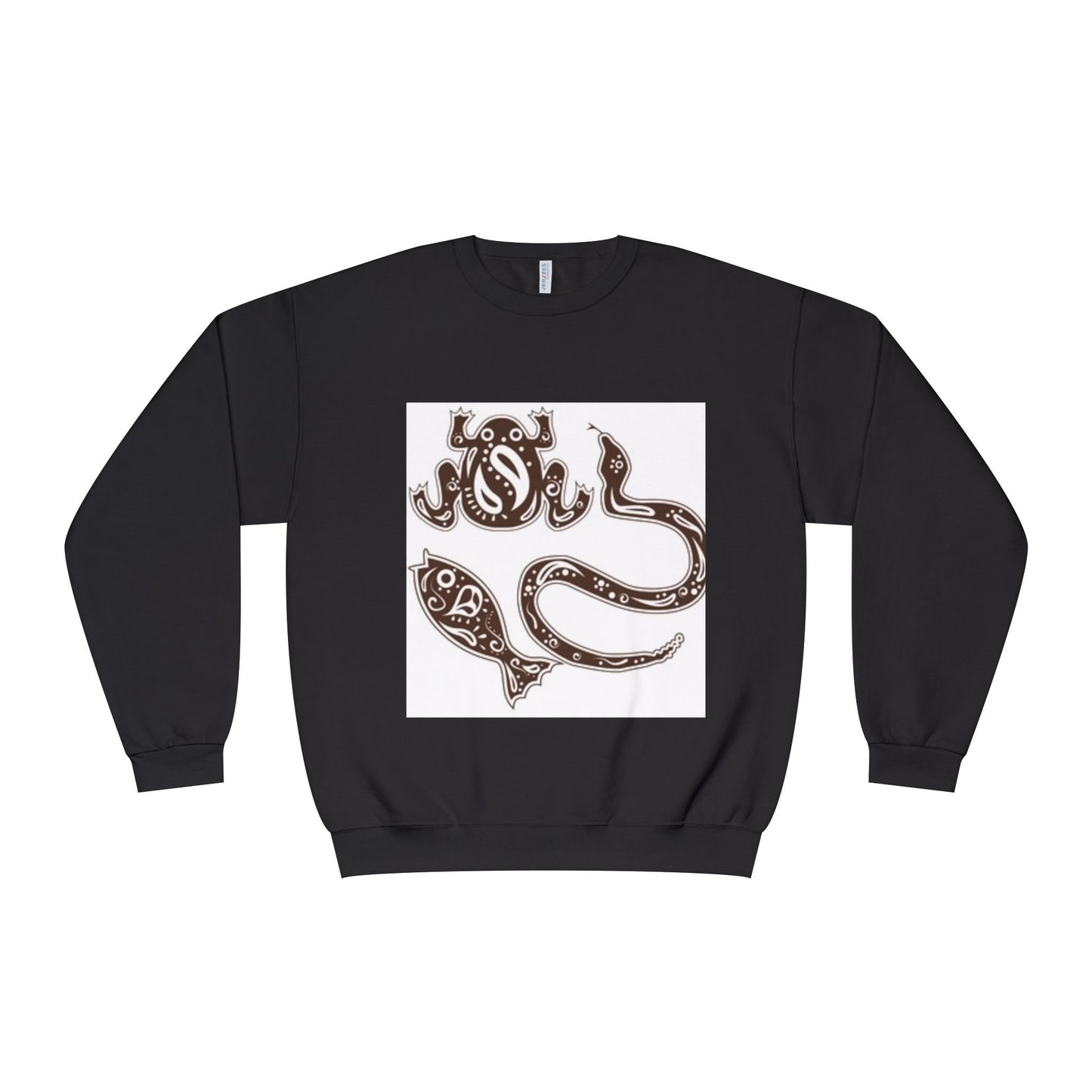 Whimsical Marine Life Unisex Crewneck Sweatshirt - Cozy Ocean-Inspired Apparel