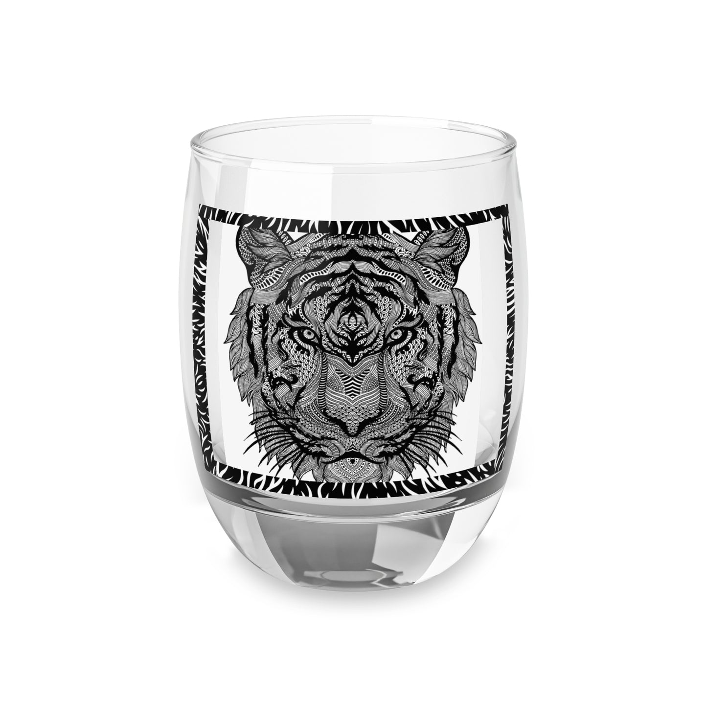 Tiger Design Whiskey Glass | Perfect Gift for Wildlife Lovers