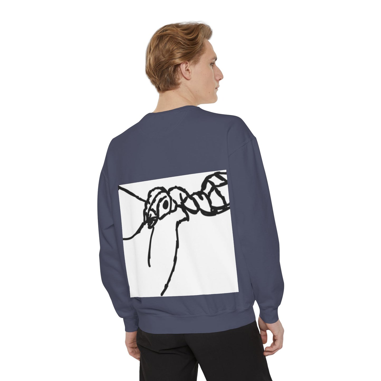 Ant-Inspired Unisex Garment-Dyed Sweatshirt - Unique Nature Lover Gift