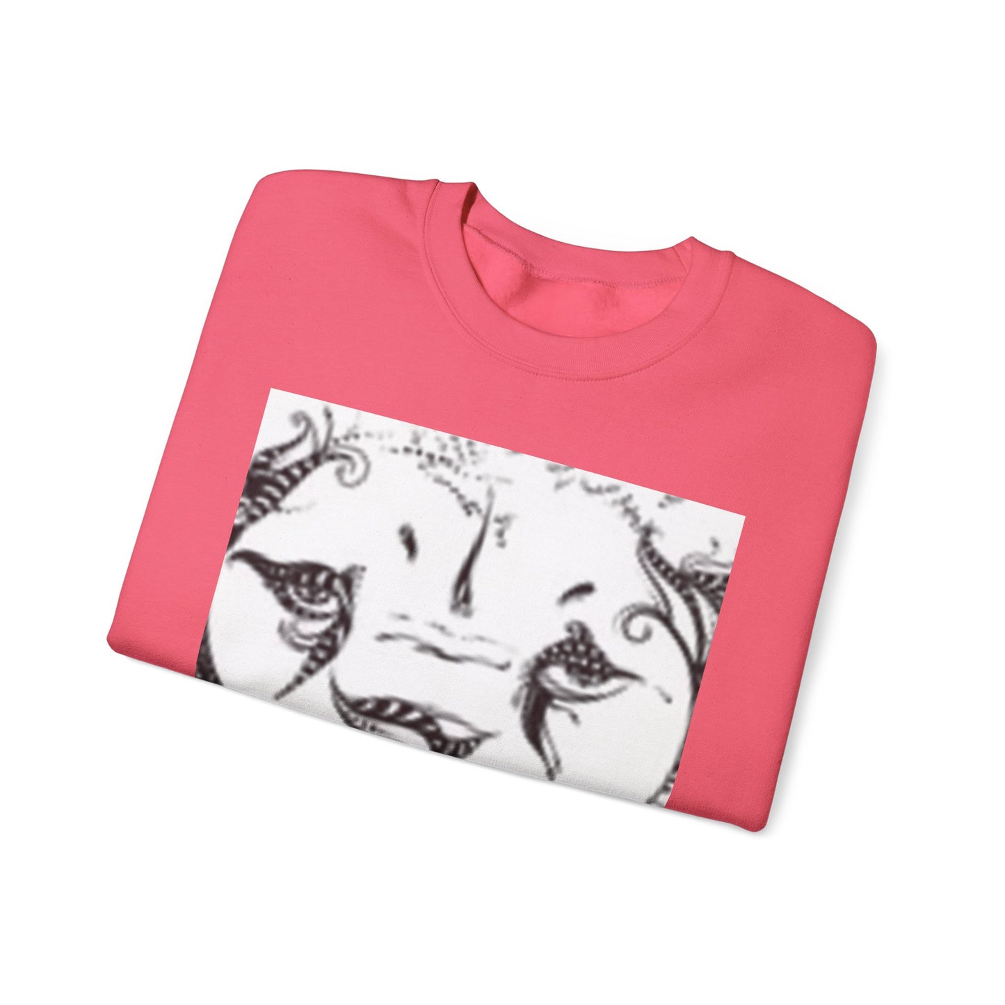 Wild Spirit Lion Graphic Crewneck Sweatshirt | Unisex Heavy Blend