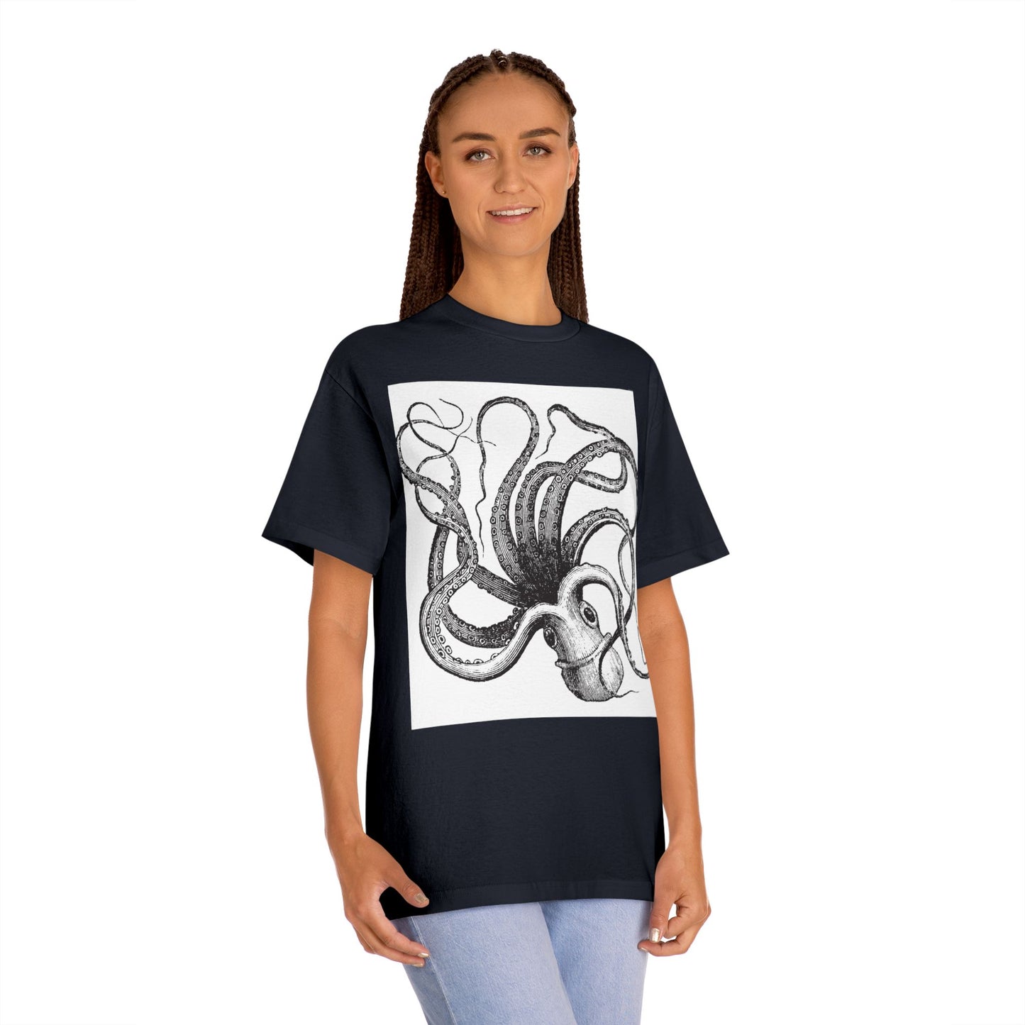Octopus Graphic Unisex Classic Tee - Nautical Vibe Perfect for Ocean Lovers