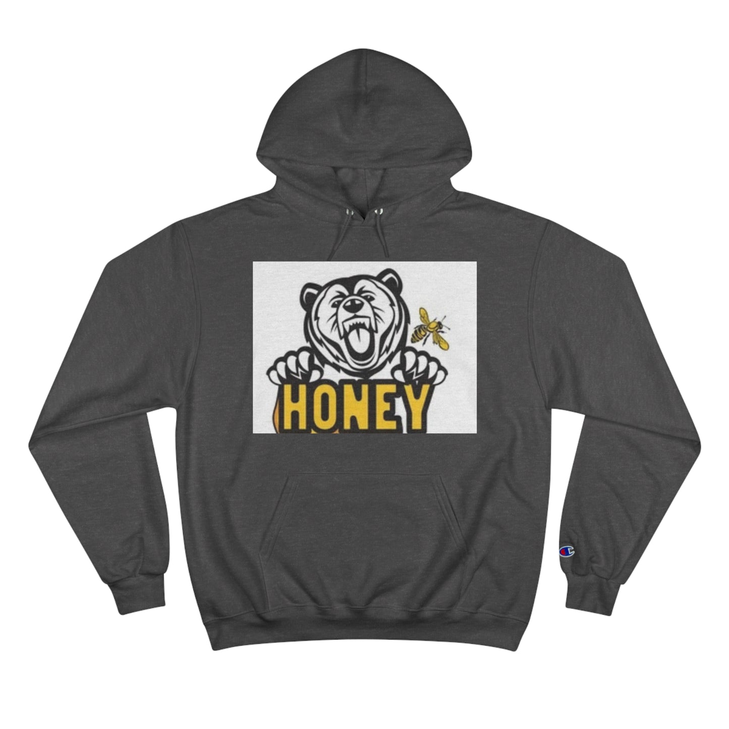 Honey Bear Champion Hoodie - Fun & Cozy Streetwear