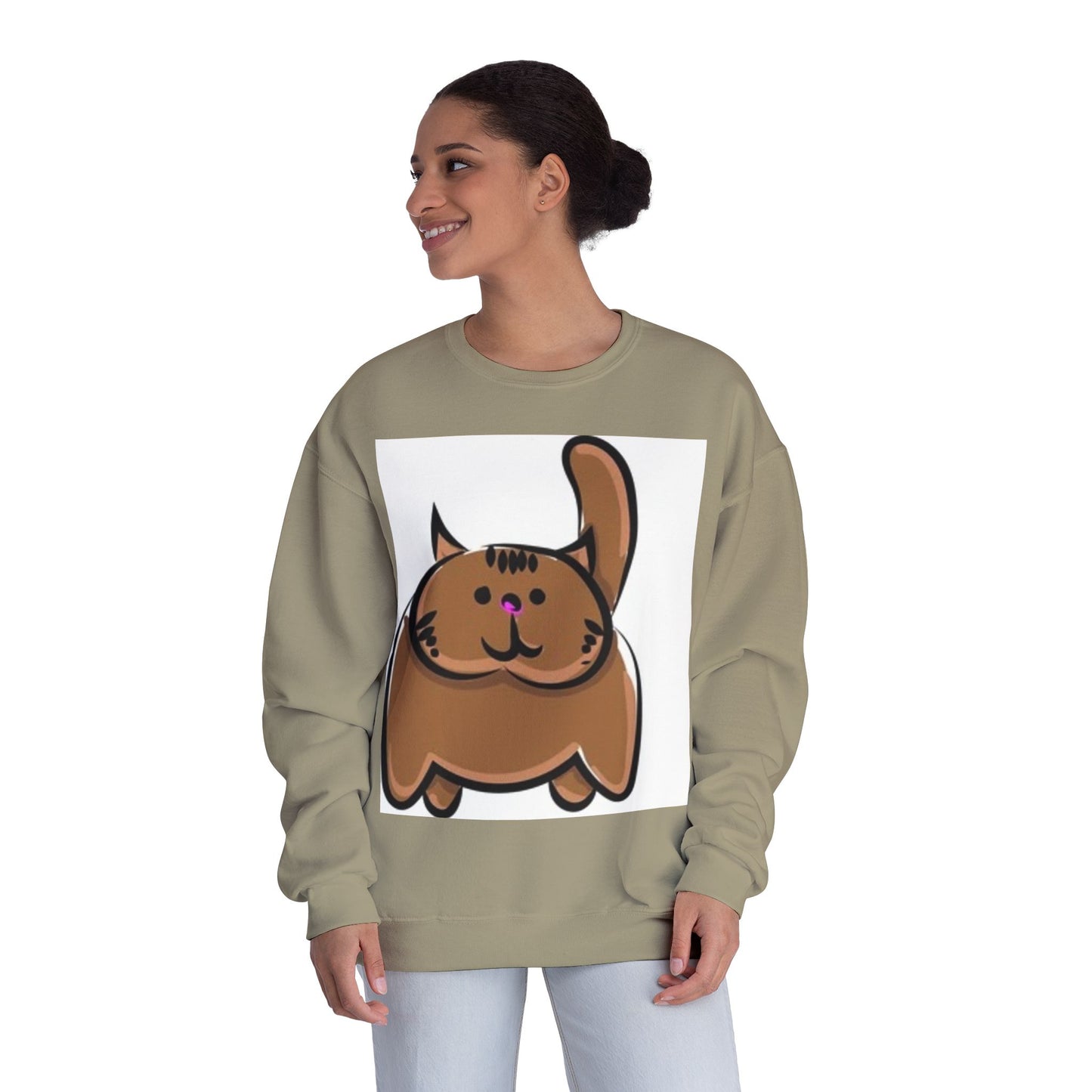Cute Cartoon Cat Unisex Sweatshirt