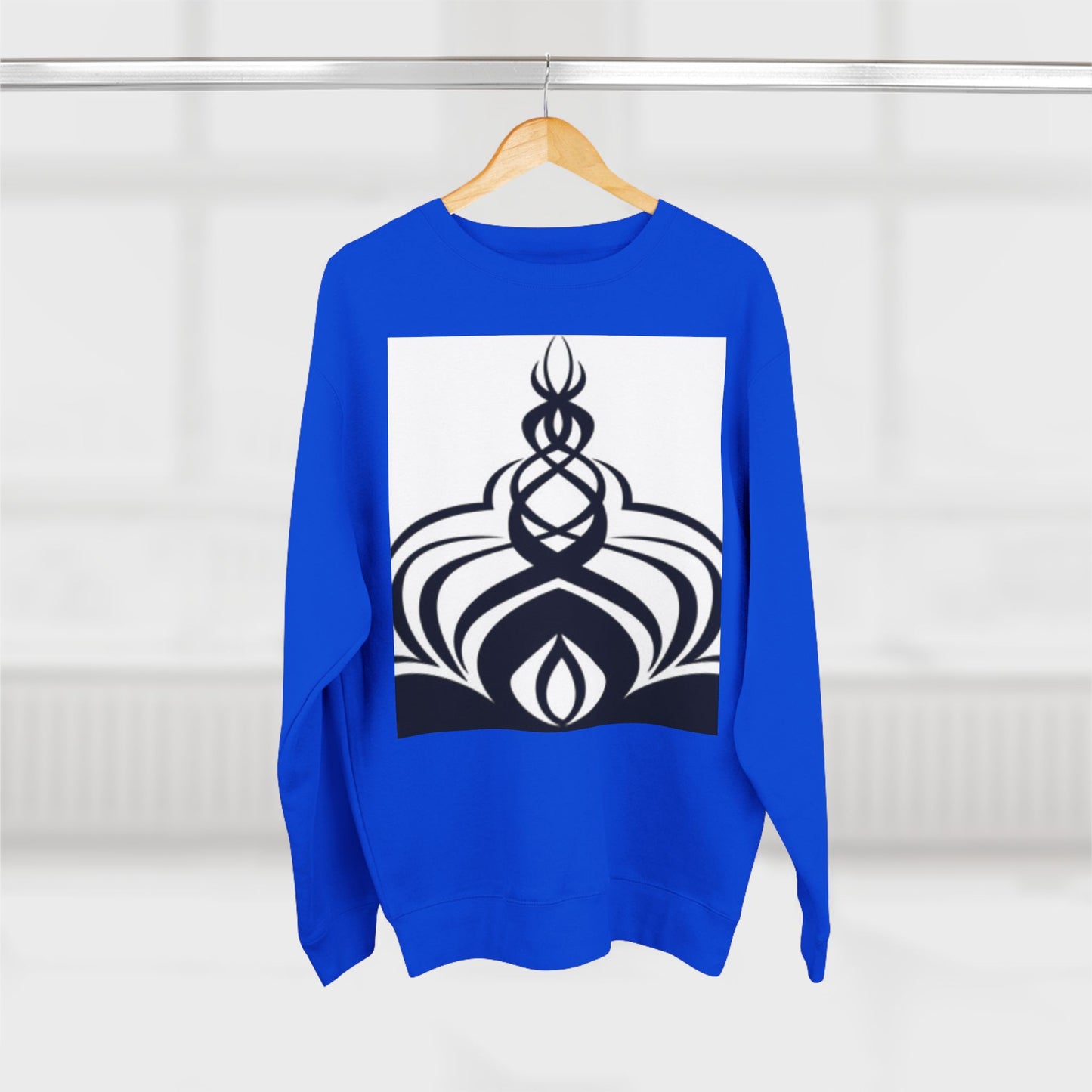 Modern Unisex Crewneck Sweatshirt with Abstract Design