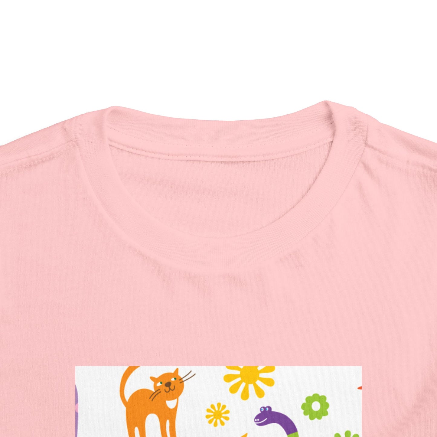 Playful Toddler Tee with Fun Animal Prints
