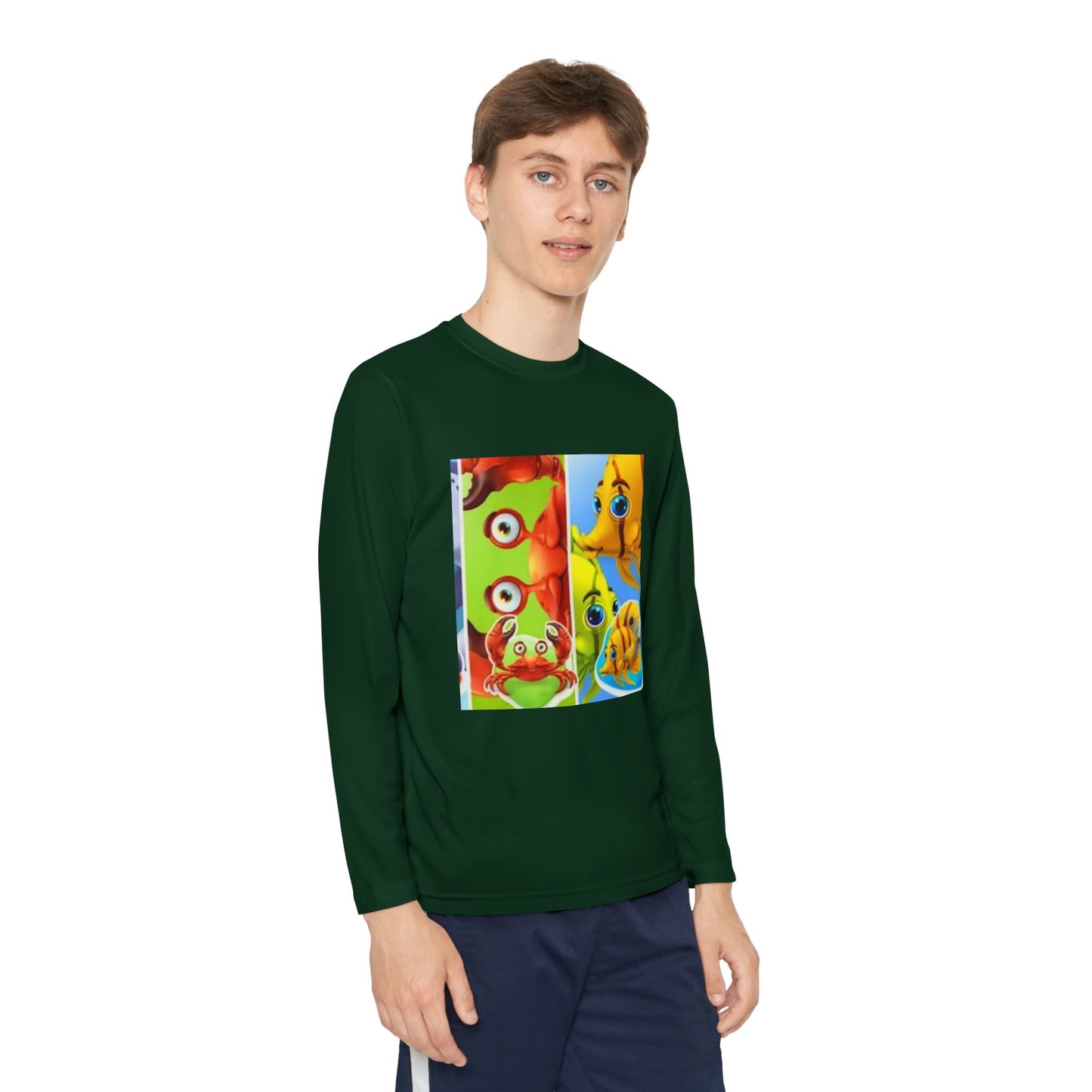 Vibrant Youth Long Sleeve Tee - Fun Animal Designs for Playful Kids