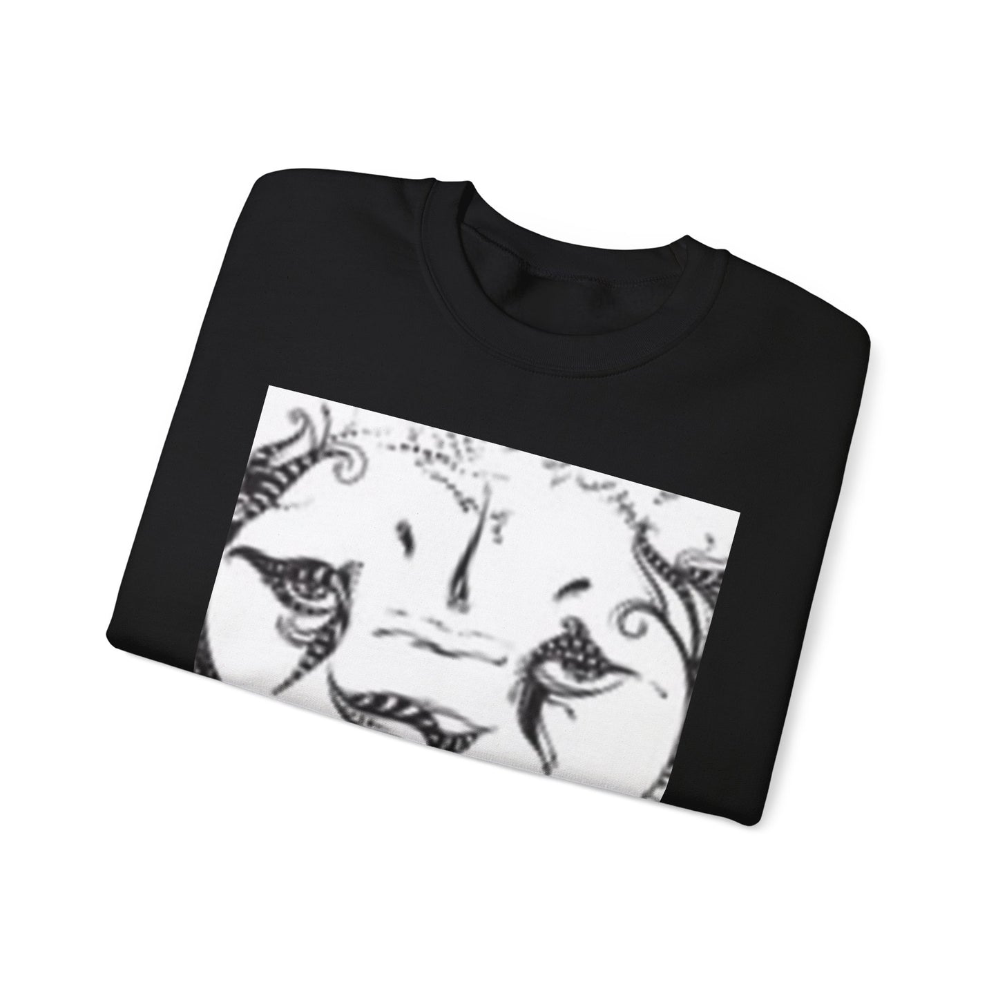 Wild Spirit Lion Graphic Crewneck Sweatshirt | Unisex Heavy Blend