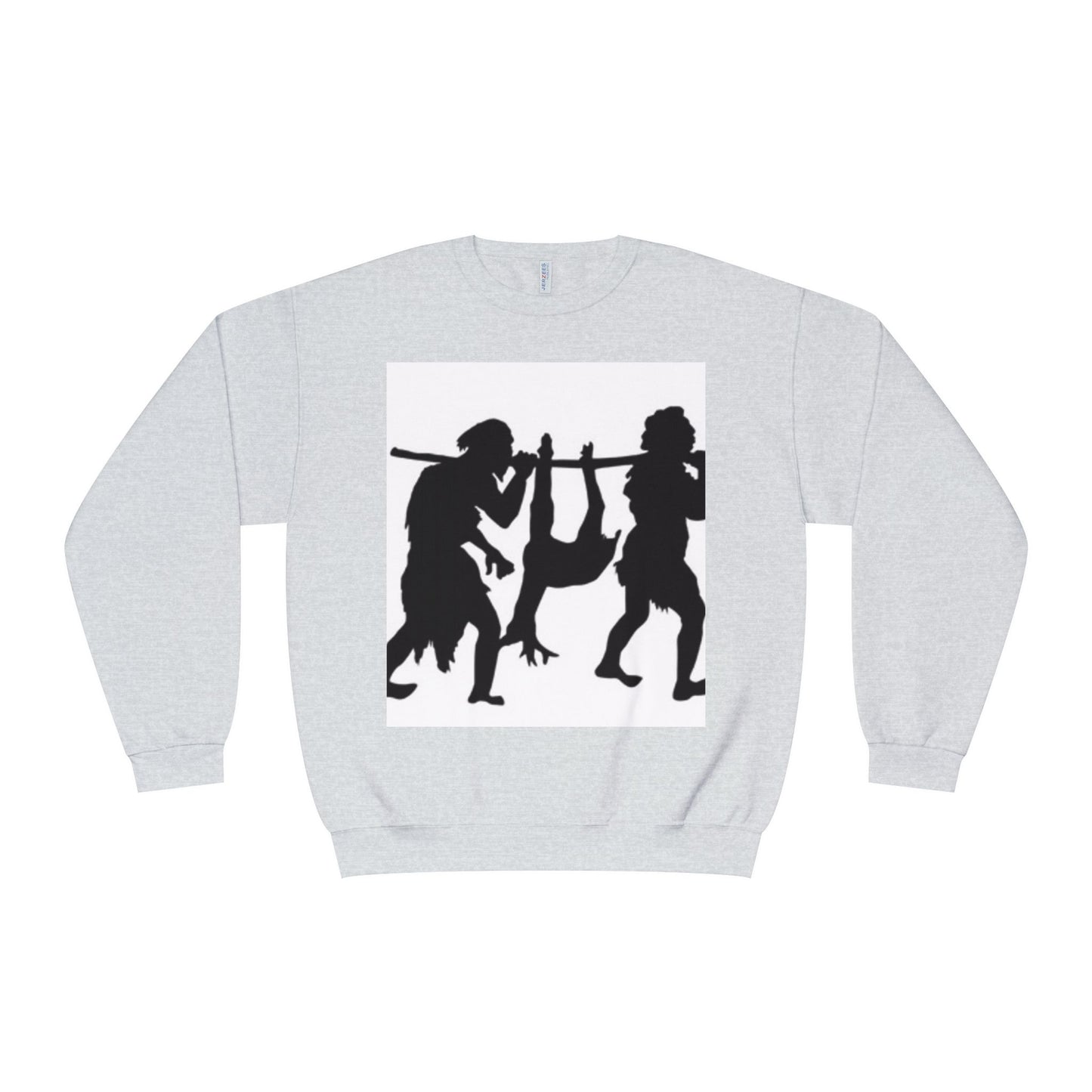 Caveman Humor Unisex Crewneck Sweatshirt - Fun Graphic Design