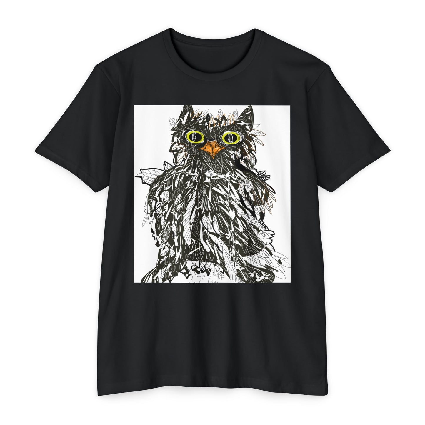 Whimsical Cat Graphic Unisex T-Shirt - Fun & Artsy Apparel