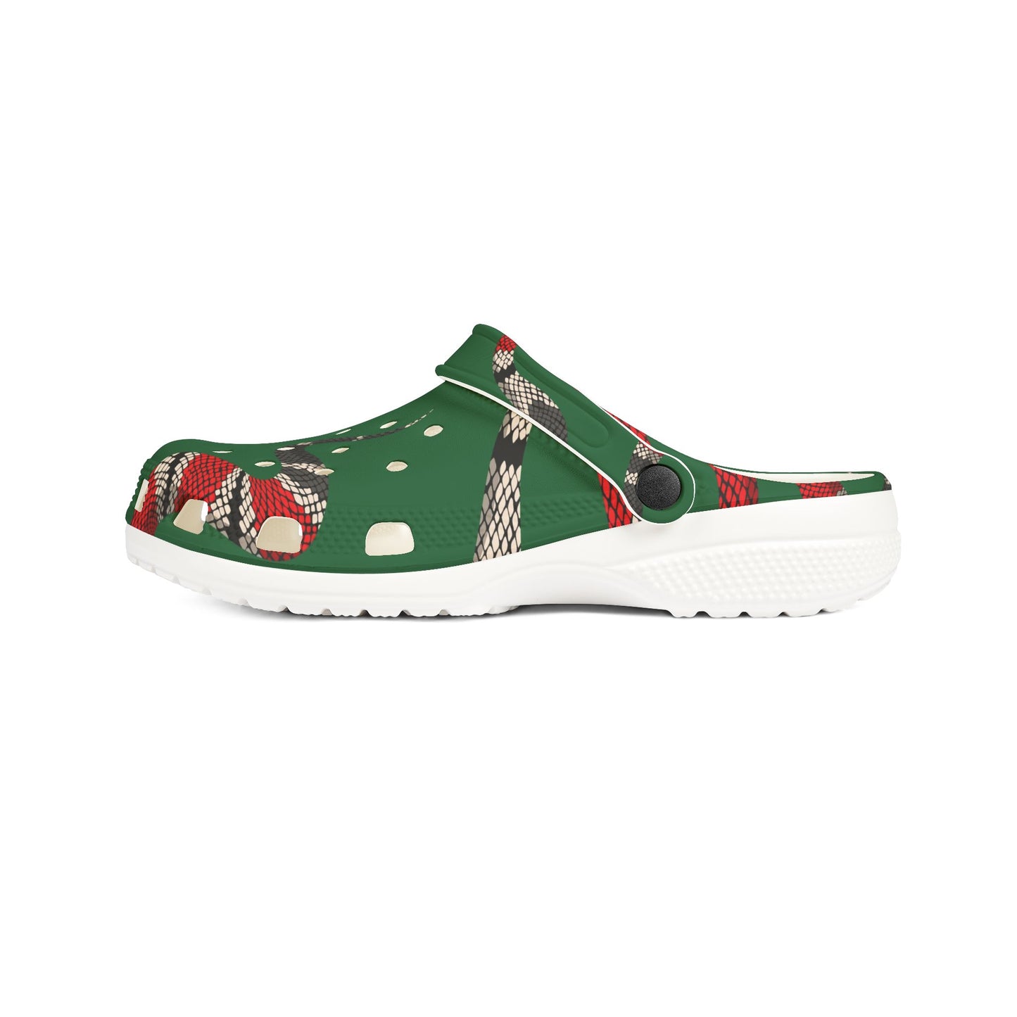 Festive EVA Foam Rubber Clogs with Polka Dots & Holiday Design