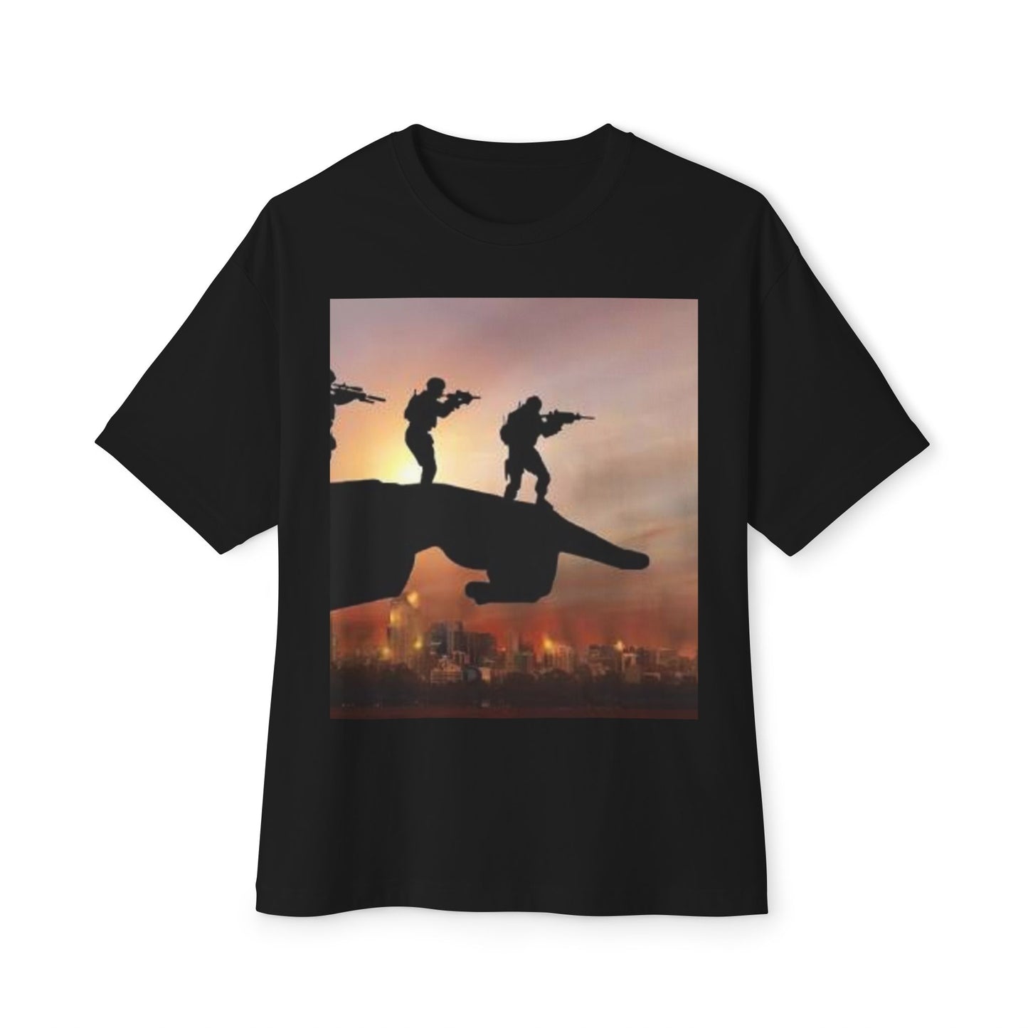 Epic Adventure Unisex Oversized Boxy Tee - Bold Graphic Design