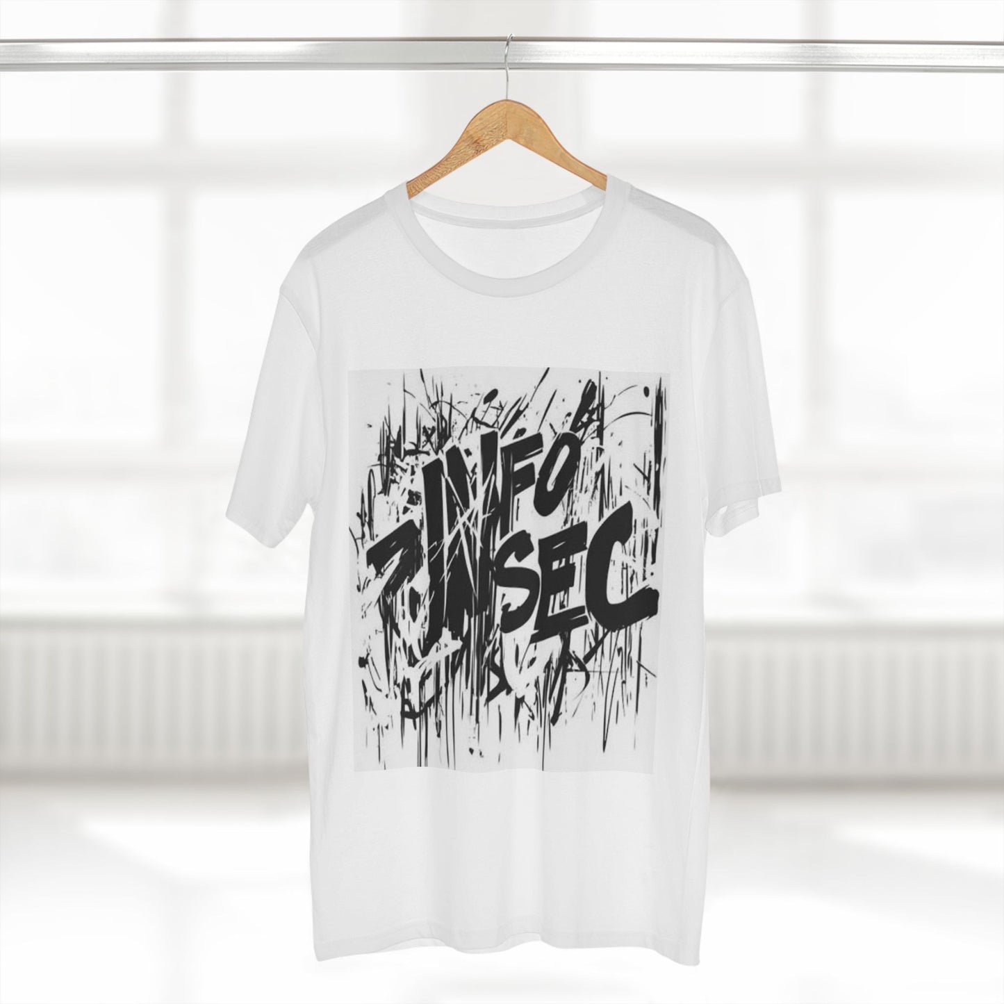 Trendy Graphic Tee with 'INFO SEC' Design – Perfect for Casual Wear or Cybersecurity Fans