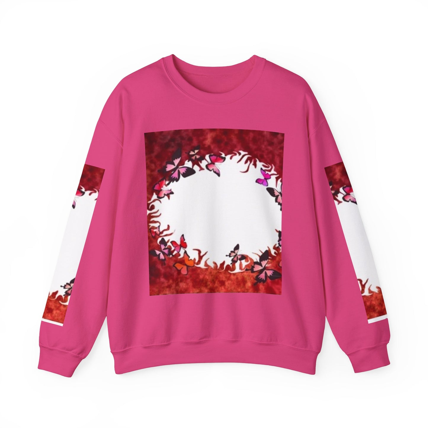 Floral Nature Crewneck Sweatshirt - Cozy Unisex Pullover for Nature Lovers