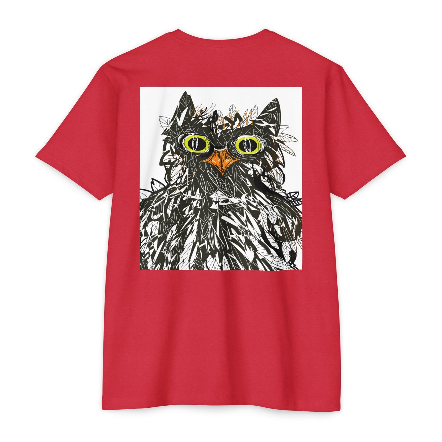 Whimsical Cat Graphic Unisex T-Shirt - Fun & Artsy Apparel
