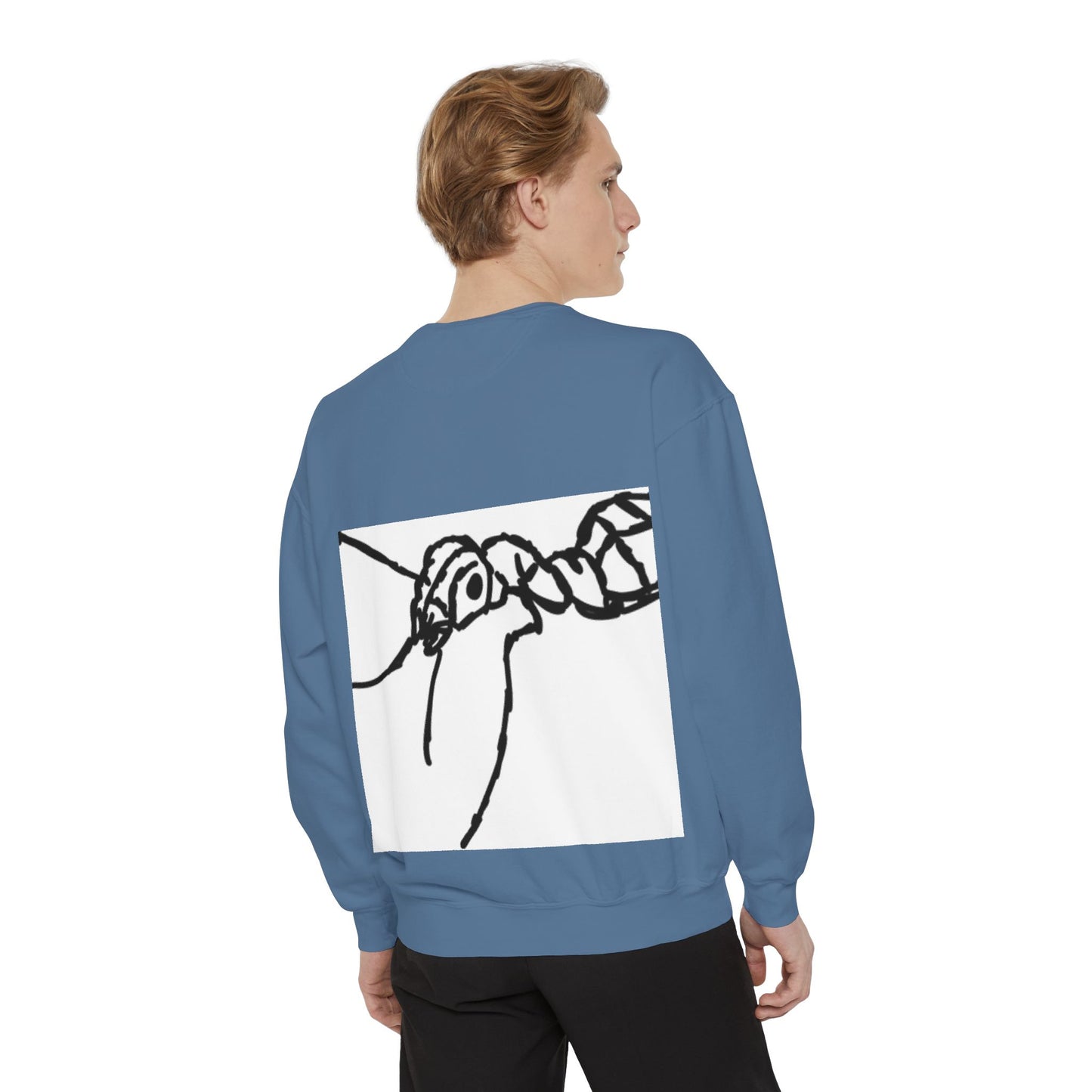 Ant-Inspired Unisex Garment-Dyed Sweatshirt - Unique Nature Lover Gift