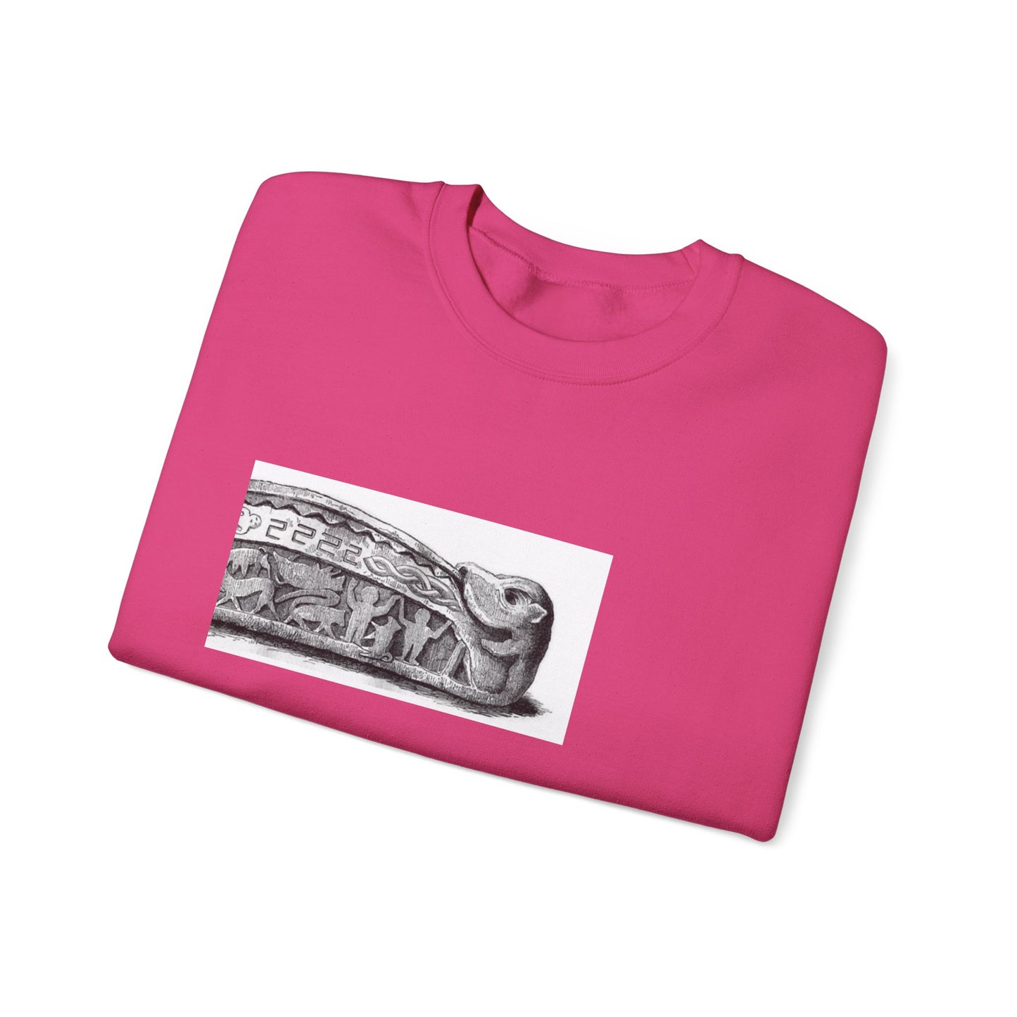Artistic Unisex Heavy Blend™ Crewneck Sweatshirt - Vintage-Inspired Graphic Design