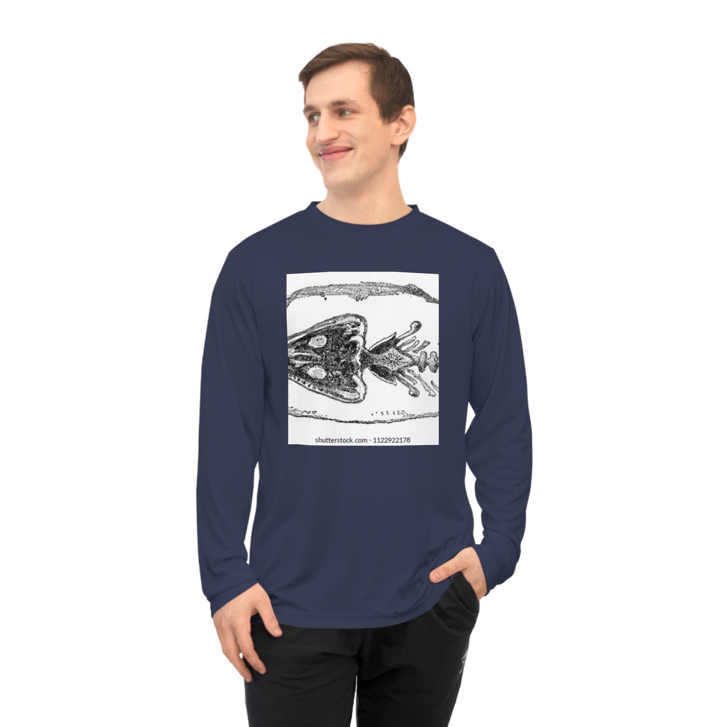 Outdoor Adventure Unisex Performance Long Sleeve Shirt - Vintage Rock Art Design
