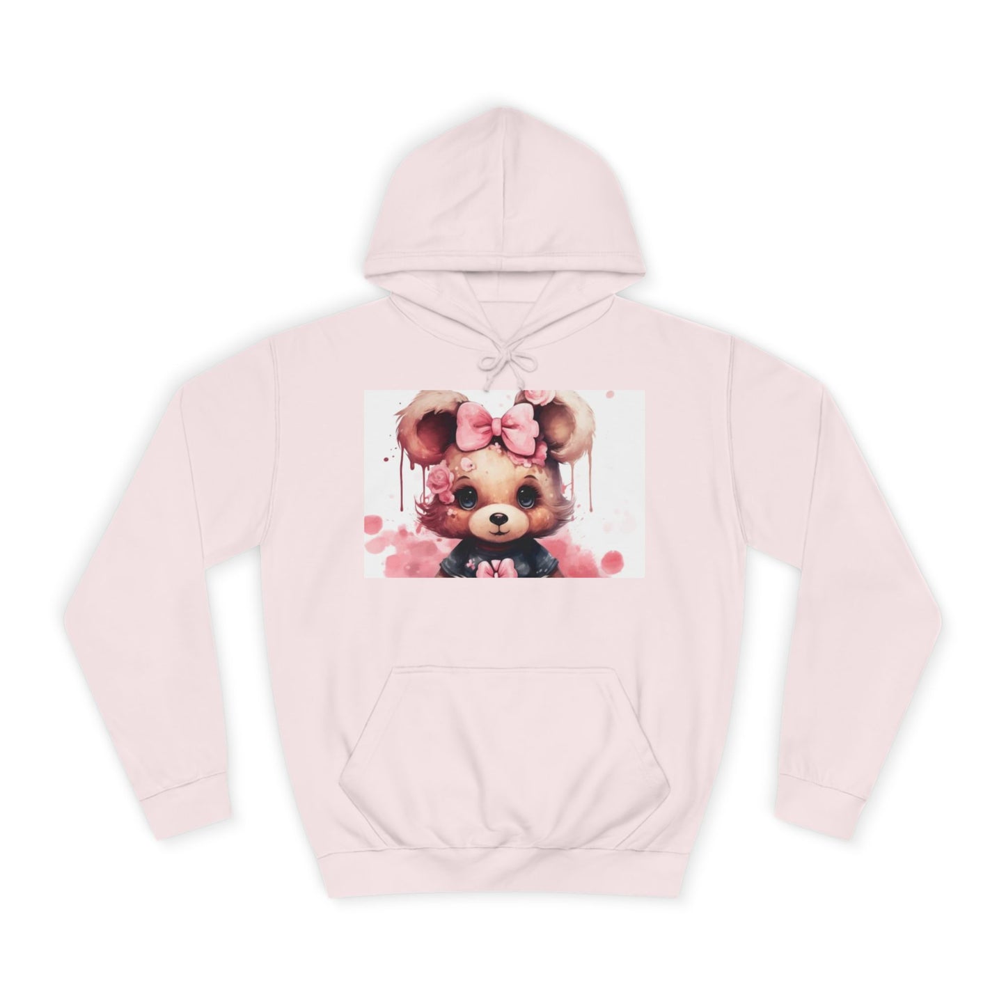 Unisex College Hoodie - Bold Graphic Design for Trendy Campus Style