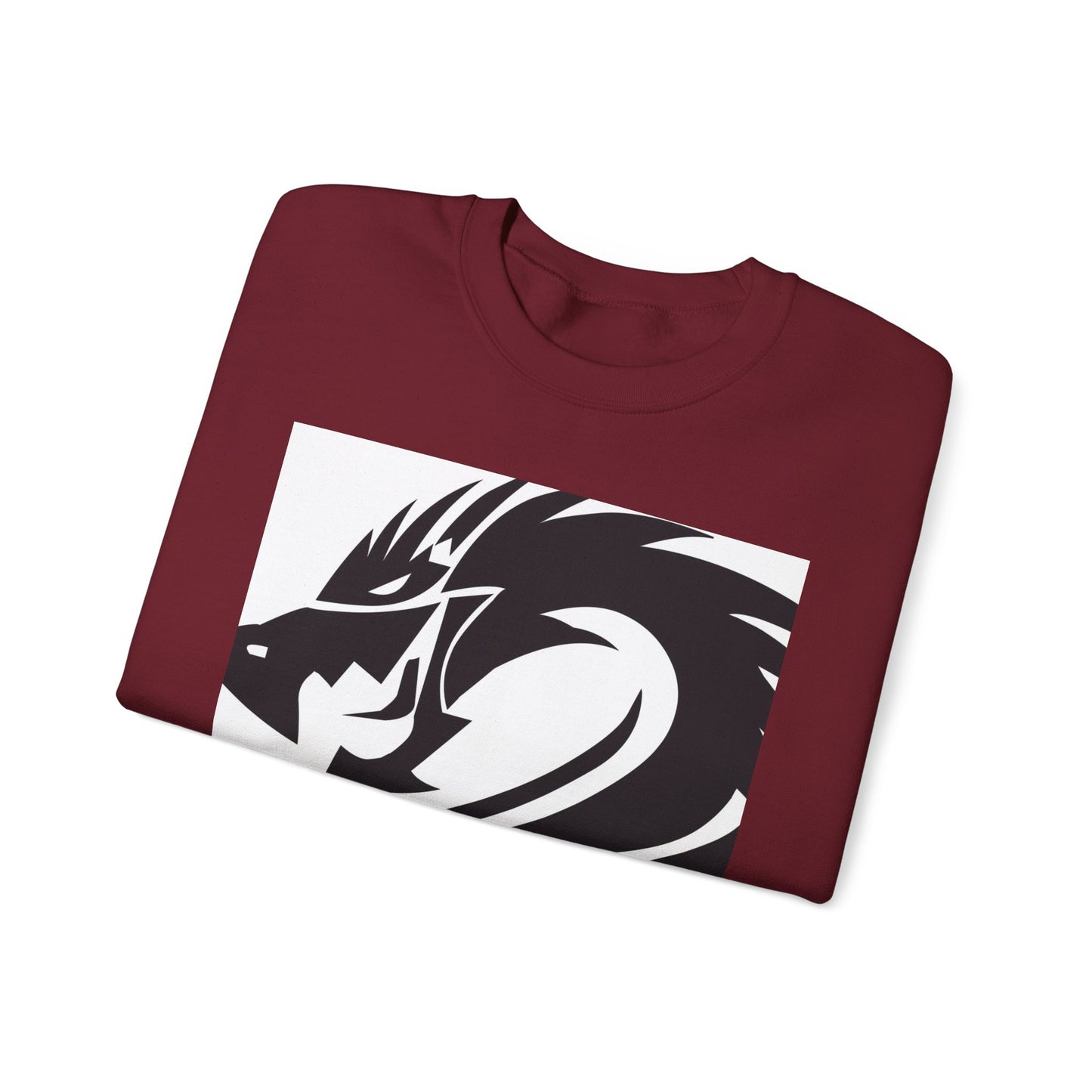 Dragon Graphic Unisex Heavy Blend Sweatshirt - Cozy and Stylish for Fantasy Enthusiasts