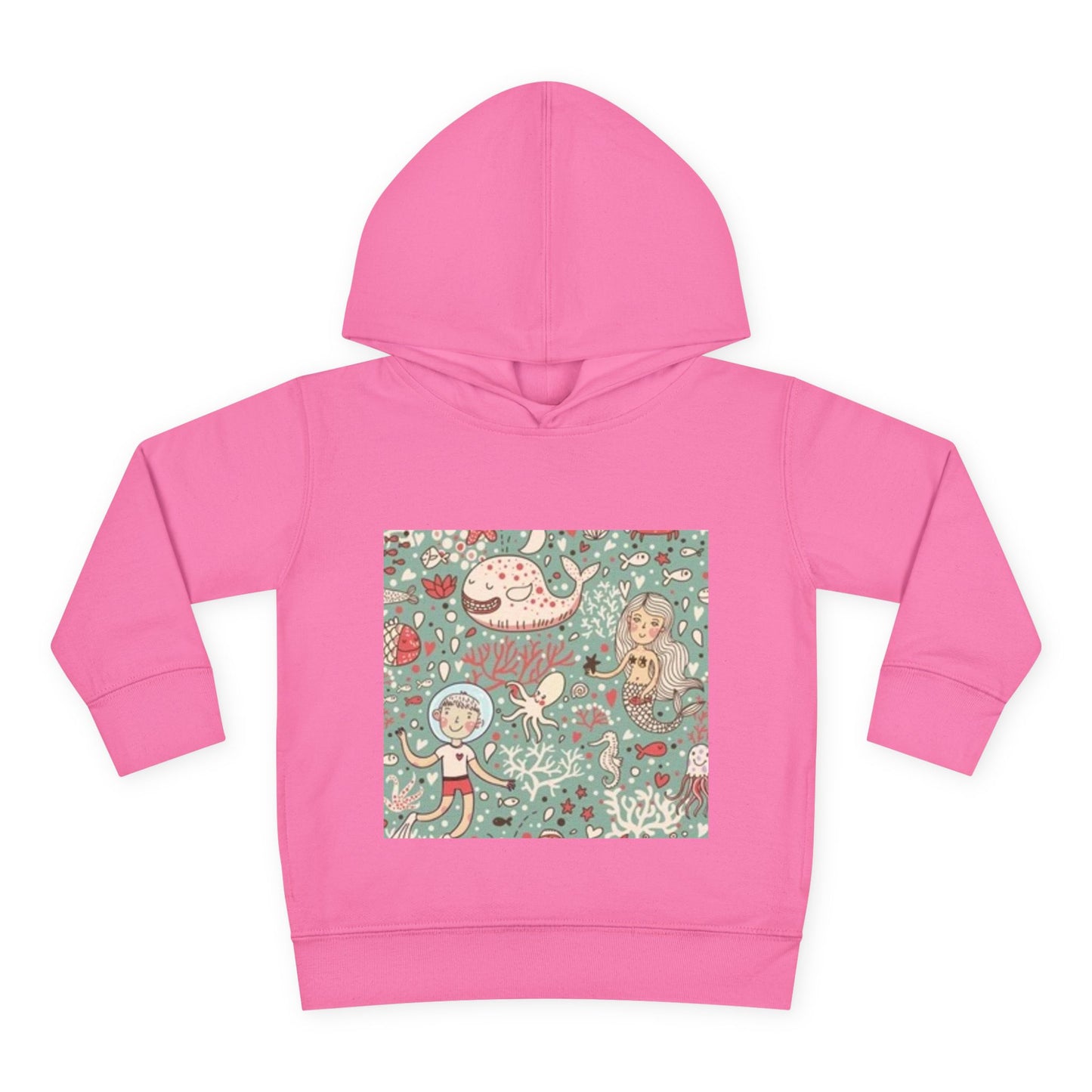 Whimsical Ocean Adventure Toddler Hoodie