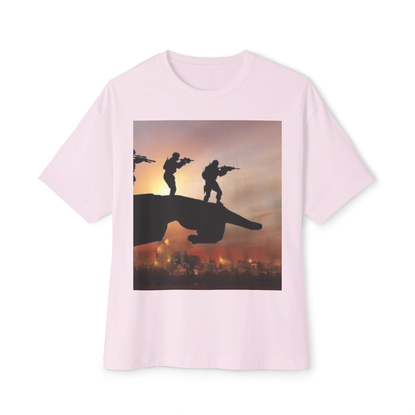 Epic Adventure Unisex Oversized Boxy Tee - Bold Graphic Design