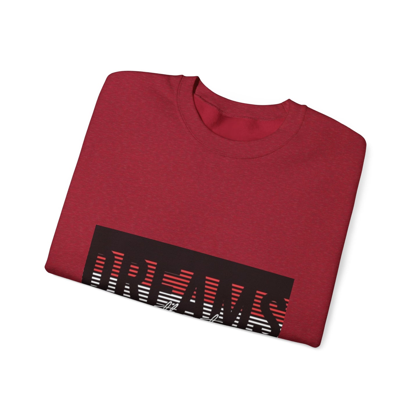 Unisex Crewneck Sweatshirt - 'Dreams Without Fear' Inspirational Design
