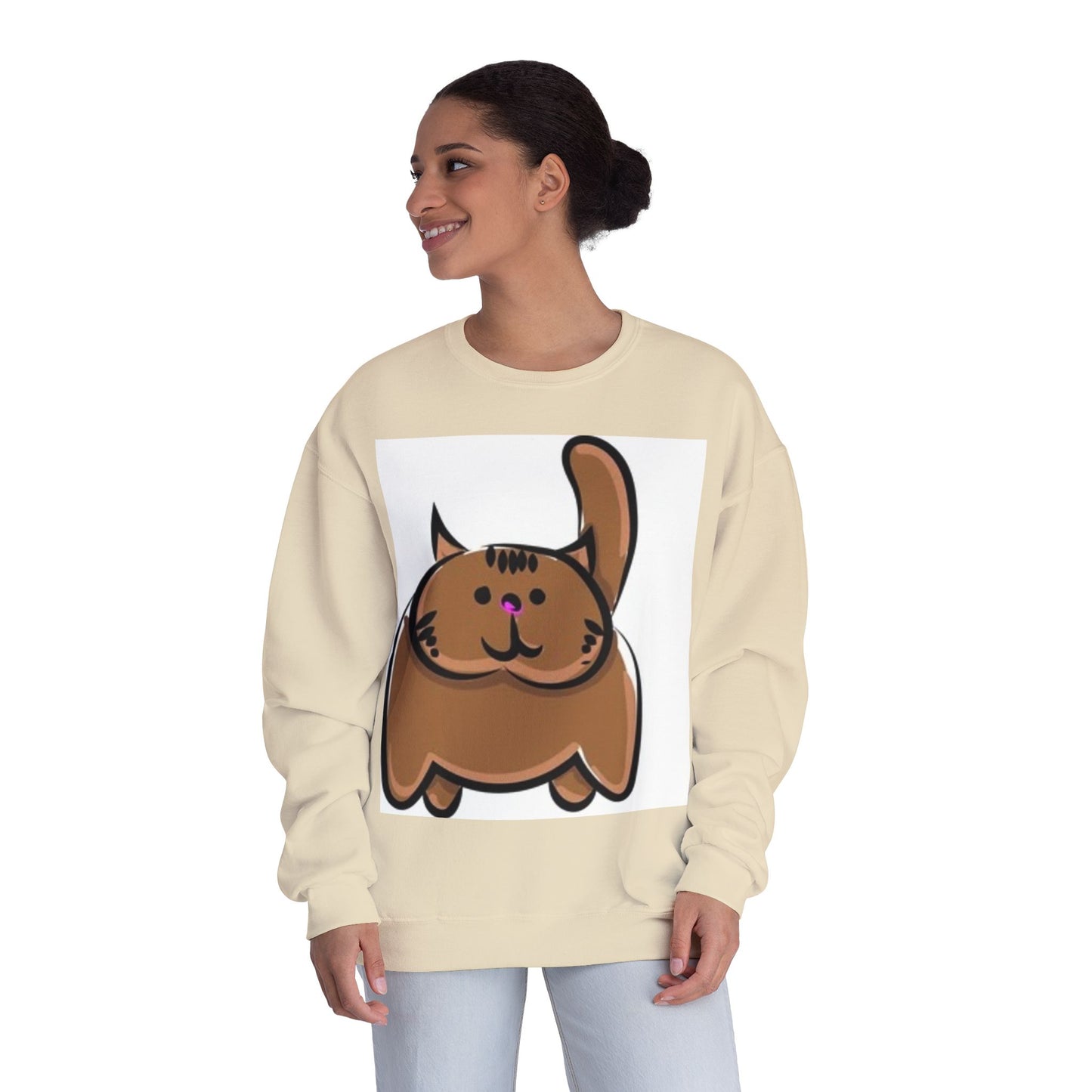 Cute Cartoon Cat Unisex Sweatshirt