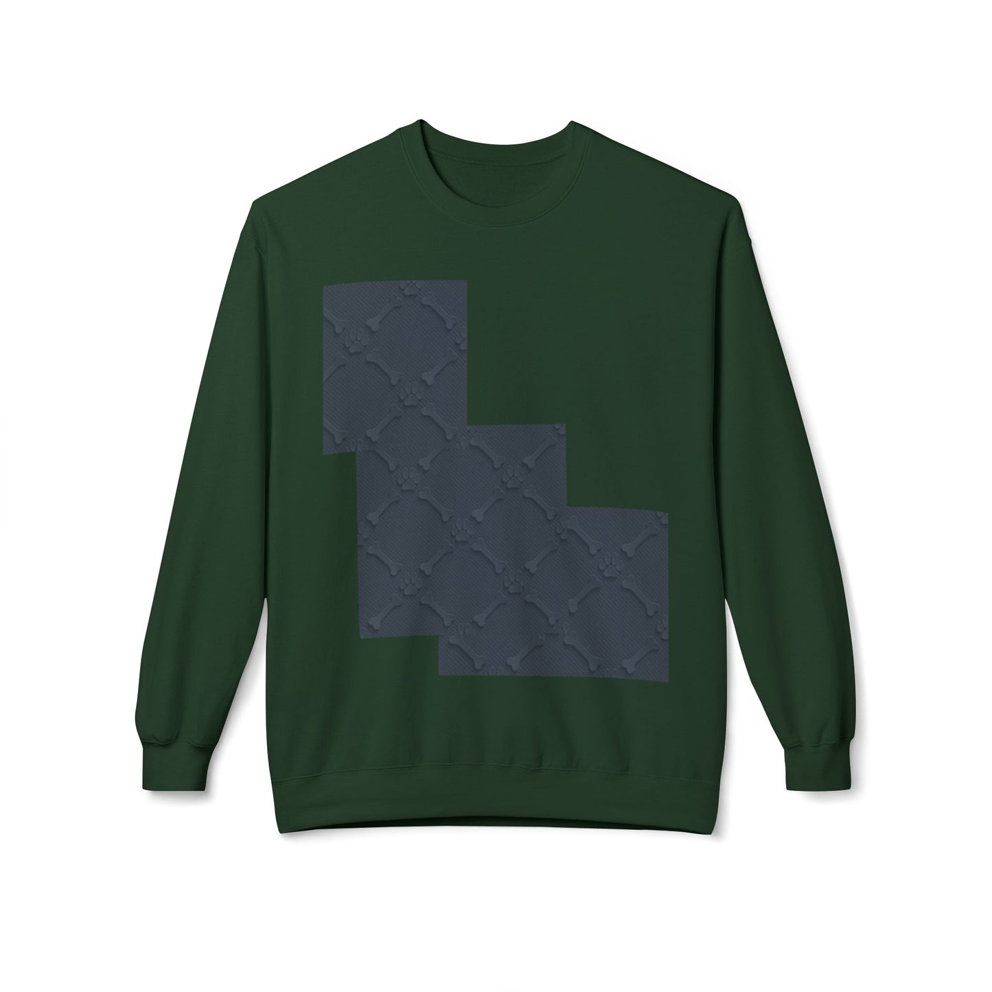 Minimalist Pet-Themed Crewneck Sweatshirt for Animal Lovers