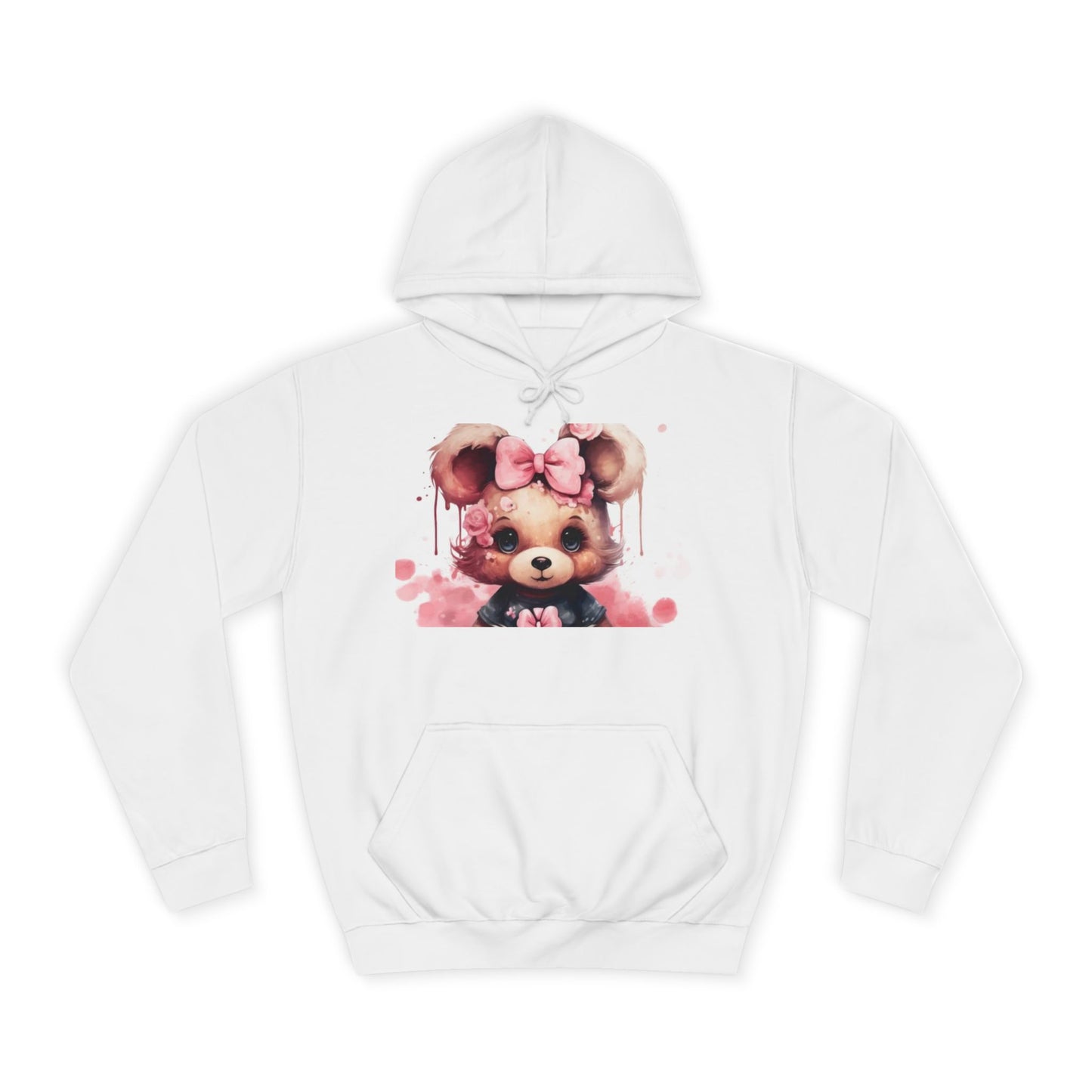 Unisex College Hoodie - Bold Graphic Design for Trendy Campus Style