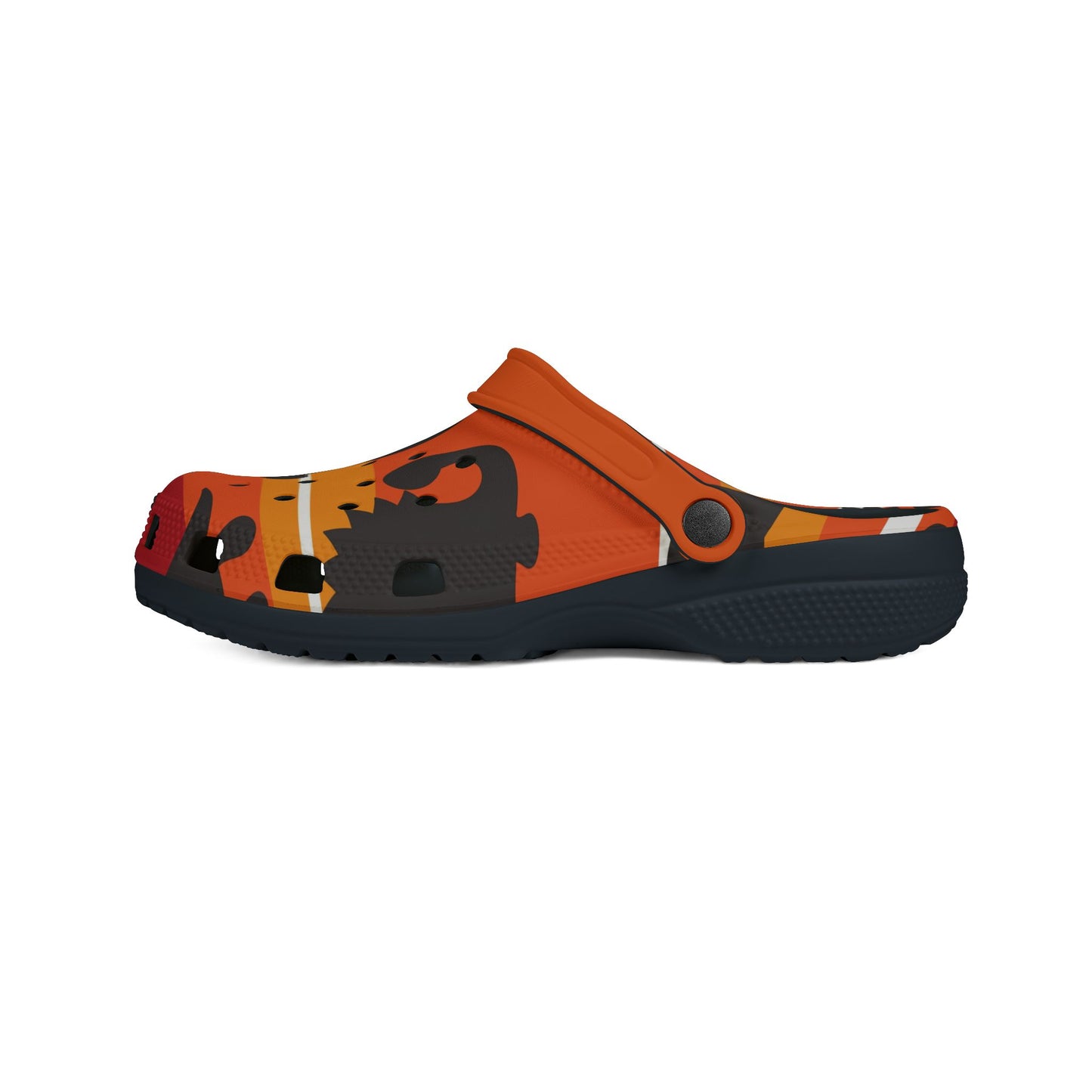 Colorful EVA Foam Rubber Shoes with Fun Pattern - Perfect for Summer Adventures!