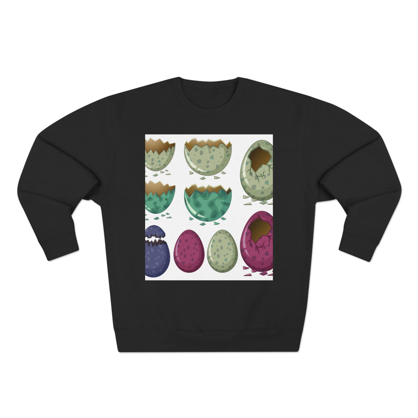 Whimsical Dinosaur Egg Unisex Crewneck Sweatshirt