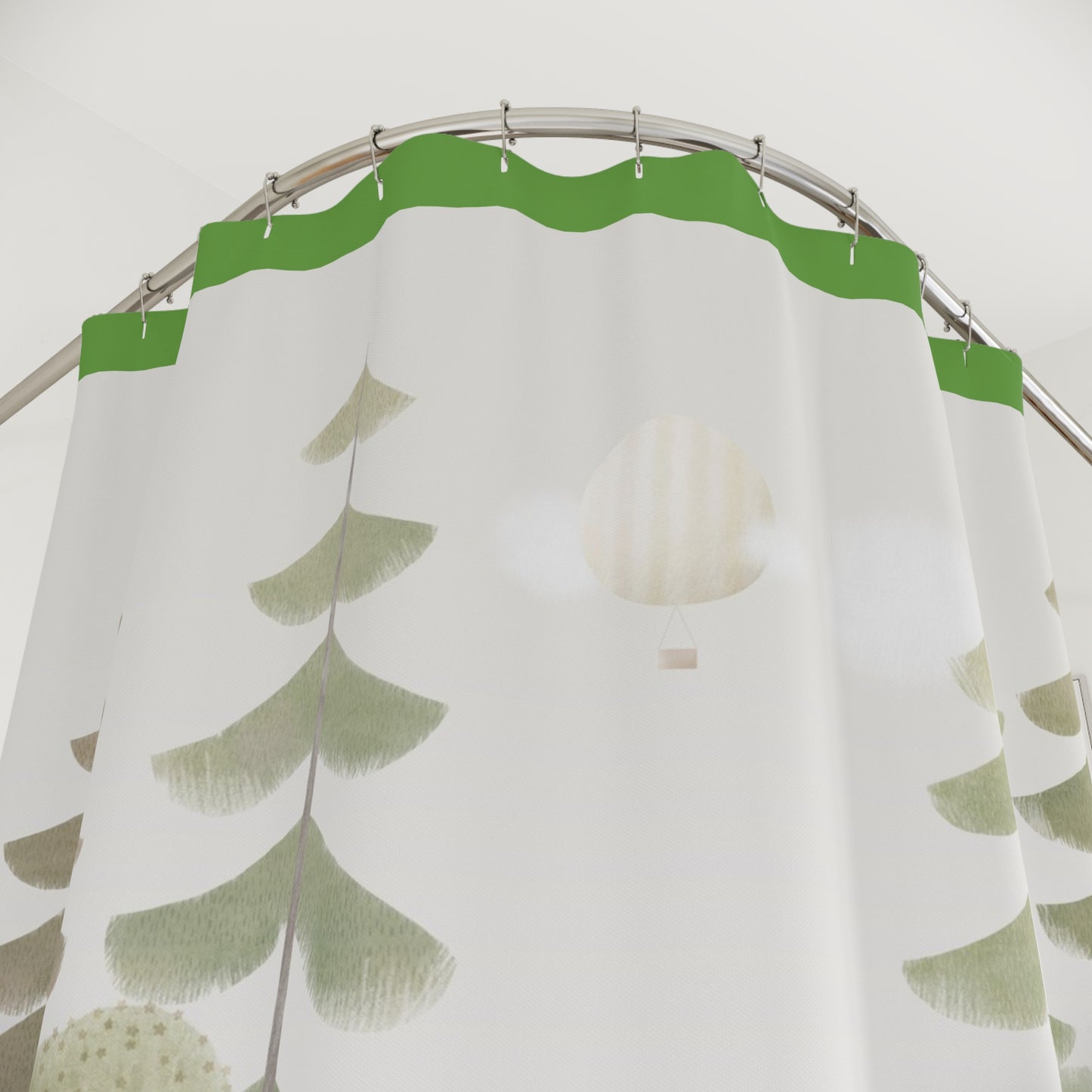 Whimsical Forest Adventure Shower Curtain – Nature-Inspired Bathroom Décor