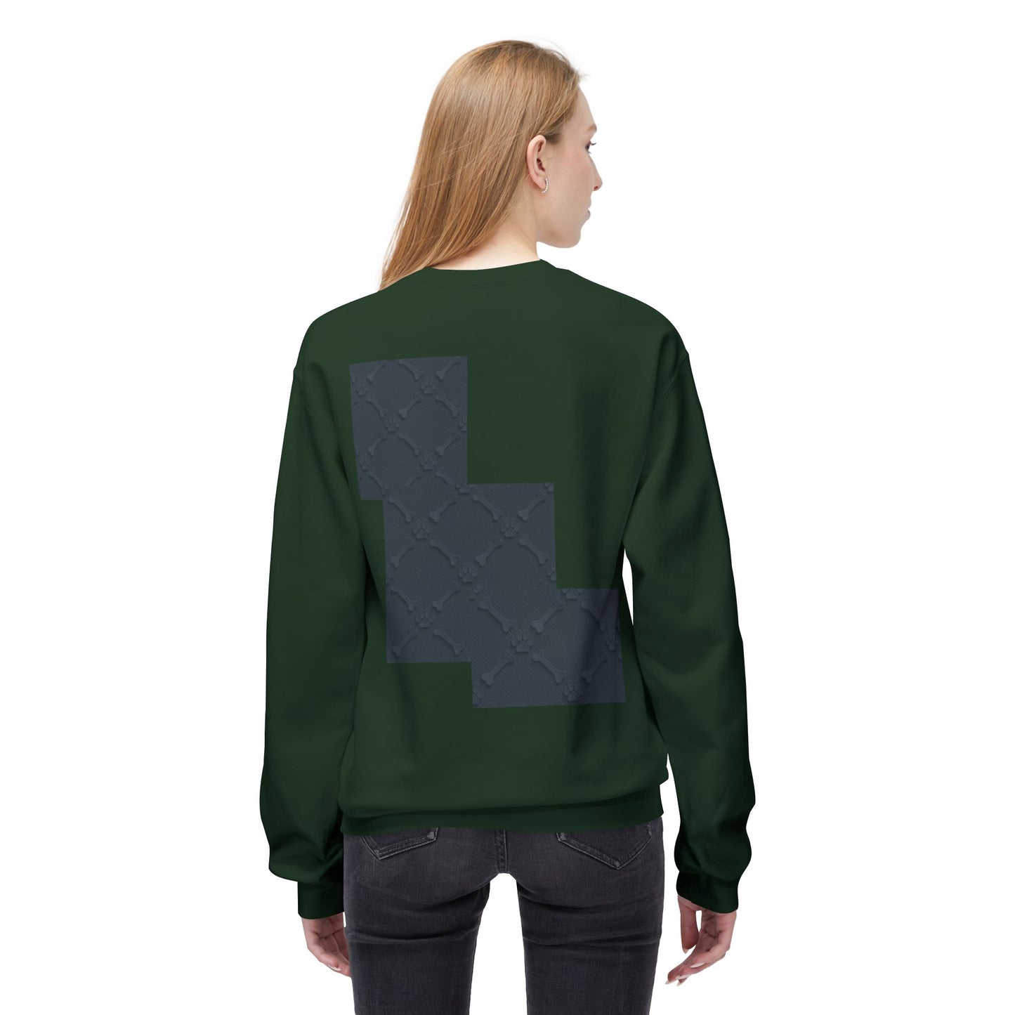 Minimalist Pet-Themed Crewneck Sweatshirt for Animal Lovers