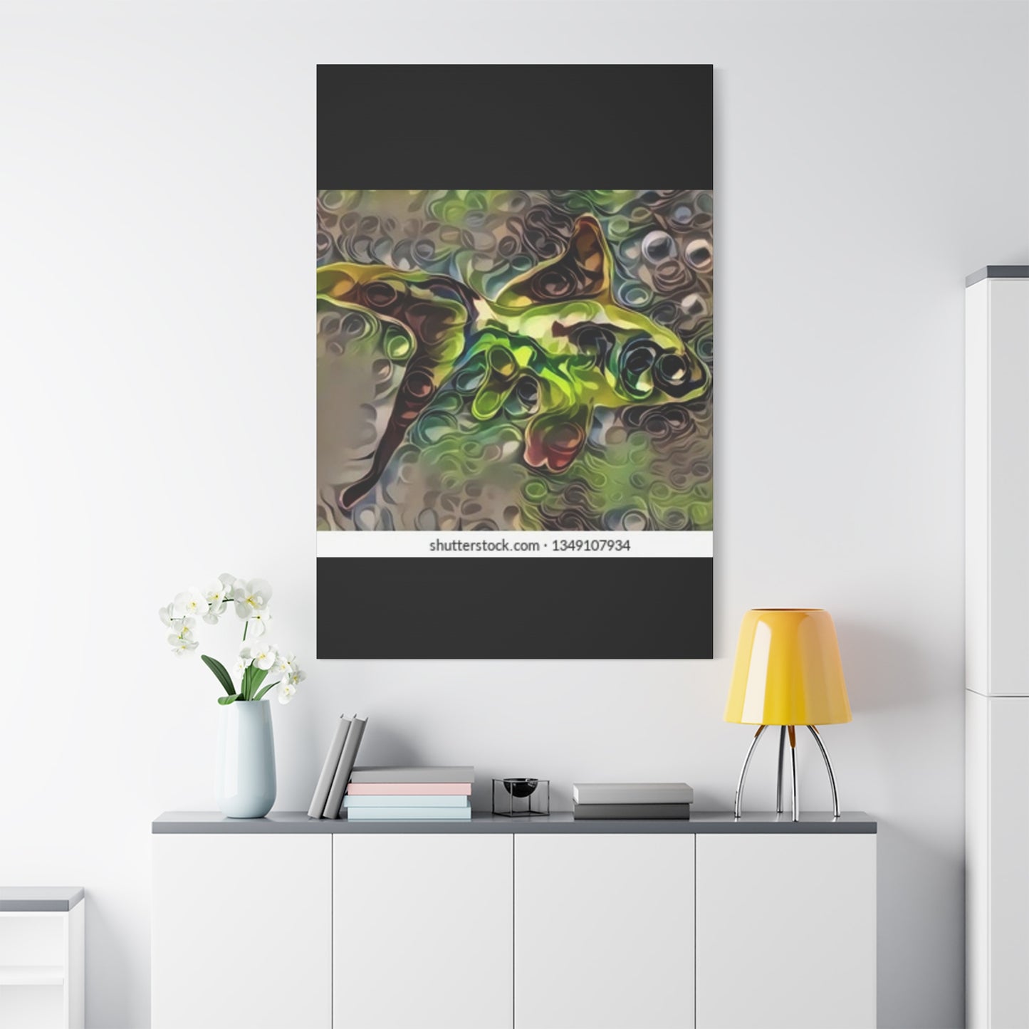 Abstract Nature Canvas Art - Stretched Matte Wall Decor