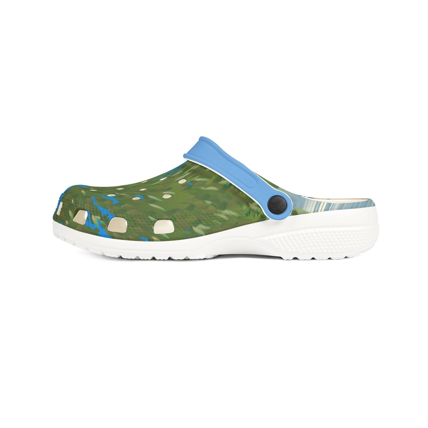 Eco-Friendly EVA Foam Rubber Shoes - Comfortable Garden Clogs with Polka Dots