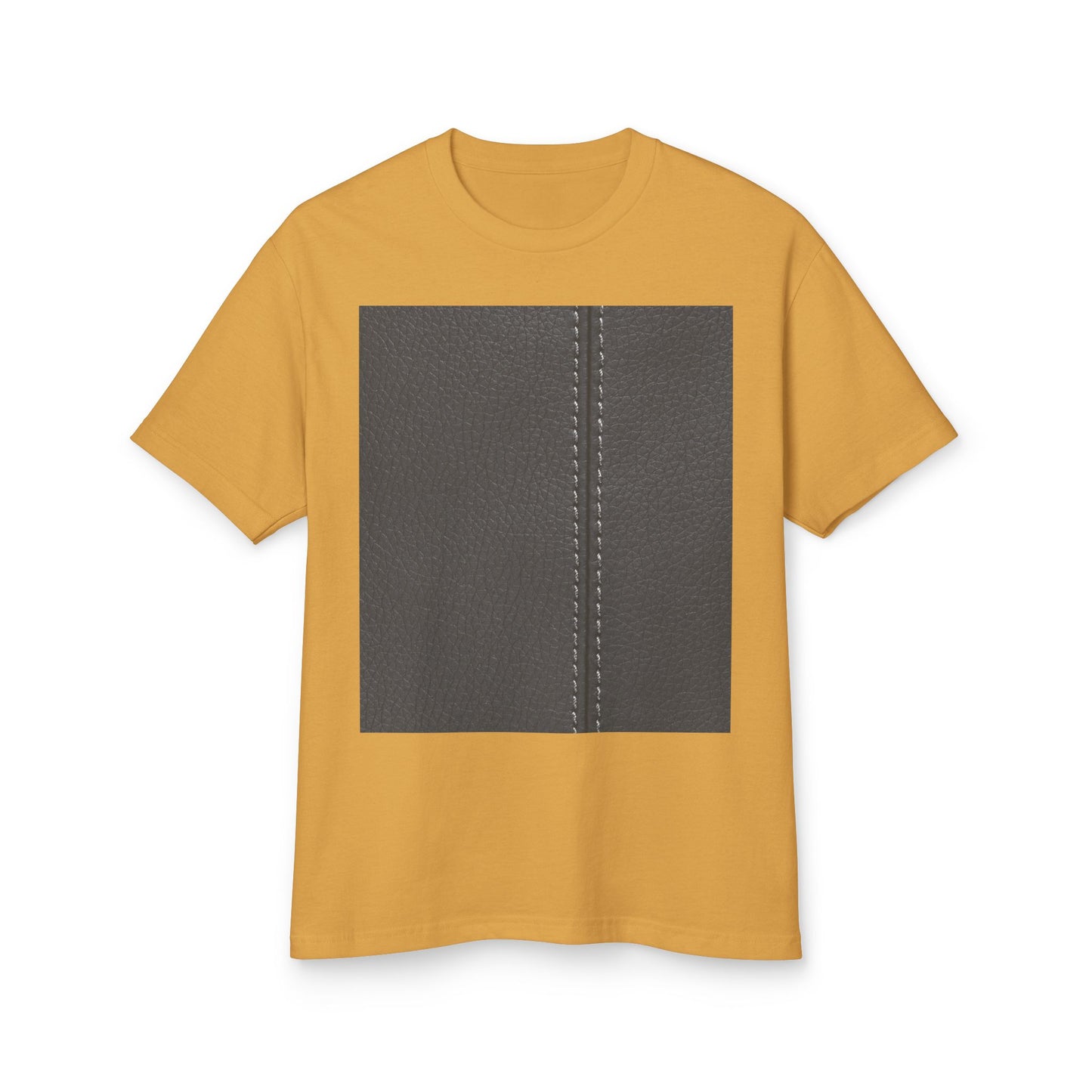 Stylish Texture Unisex Heavyweight Tee - Unique Fur & Leather Design
