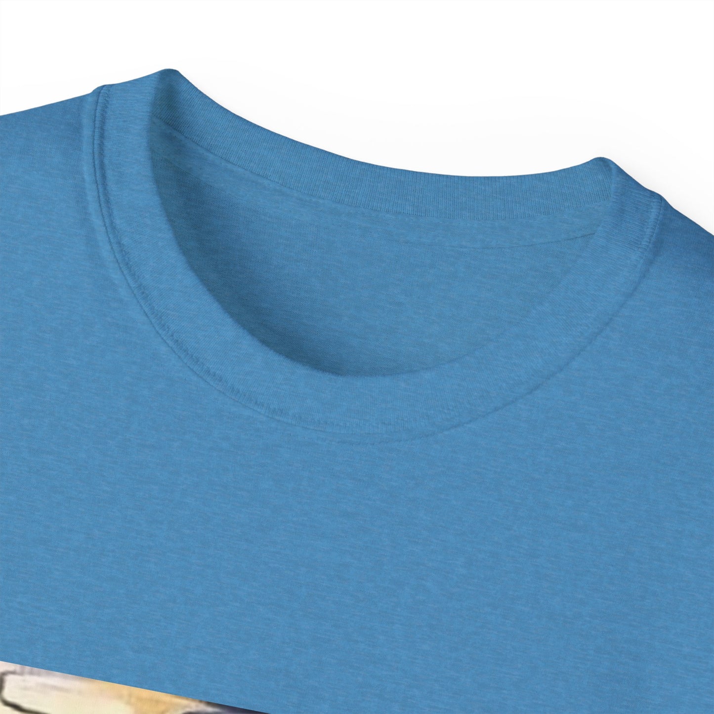 Colorful Ocean-Inspired Unisex Cotton Tee