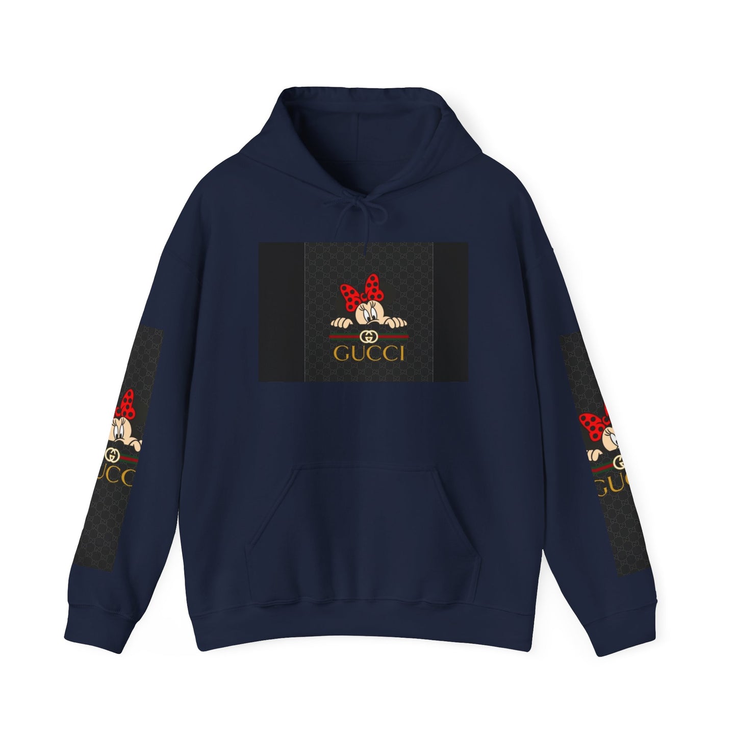 Gucci-Inspired Minnie Mouse Hooded Sweatshirt for Disney Fans