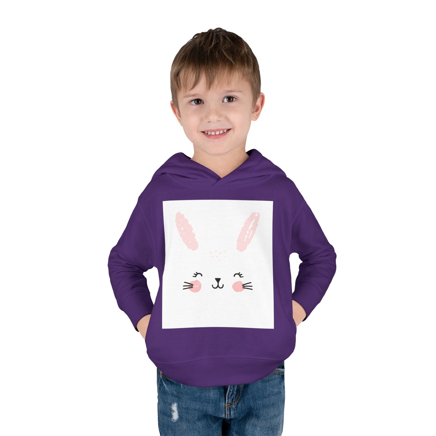 Cute Bunny Hoodie for Toddlers - Cozy Fleece Pullover