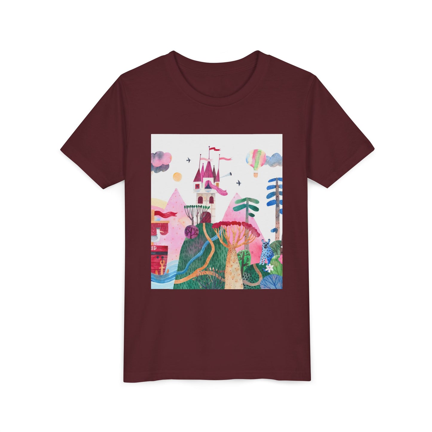Mermaid Dreams Youth Tee - Cute Short Sleeve T-Shirt for Girls