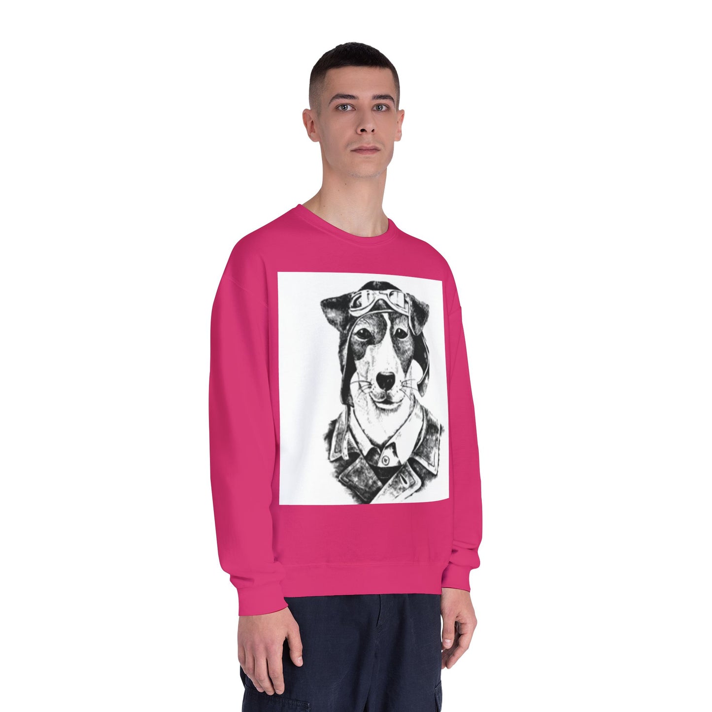Pilot Dog Unisex Crewneck Sweatshirt - Cozy Pet Lover's Gift