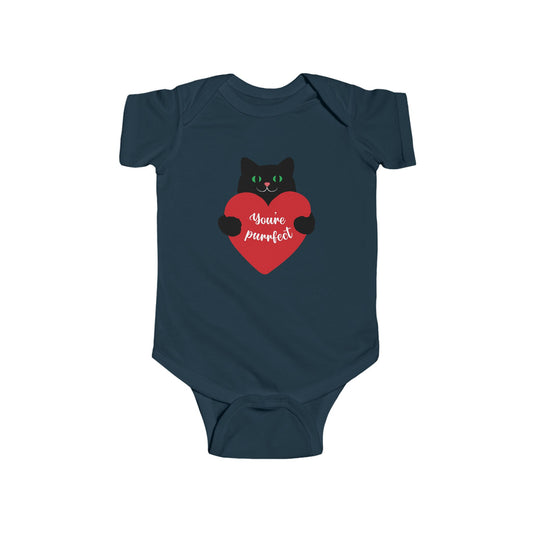 You're Purrfect Cat Baby Bodysuit