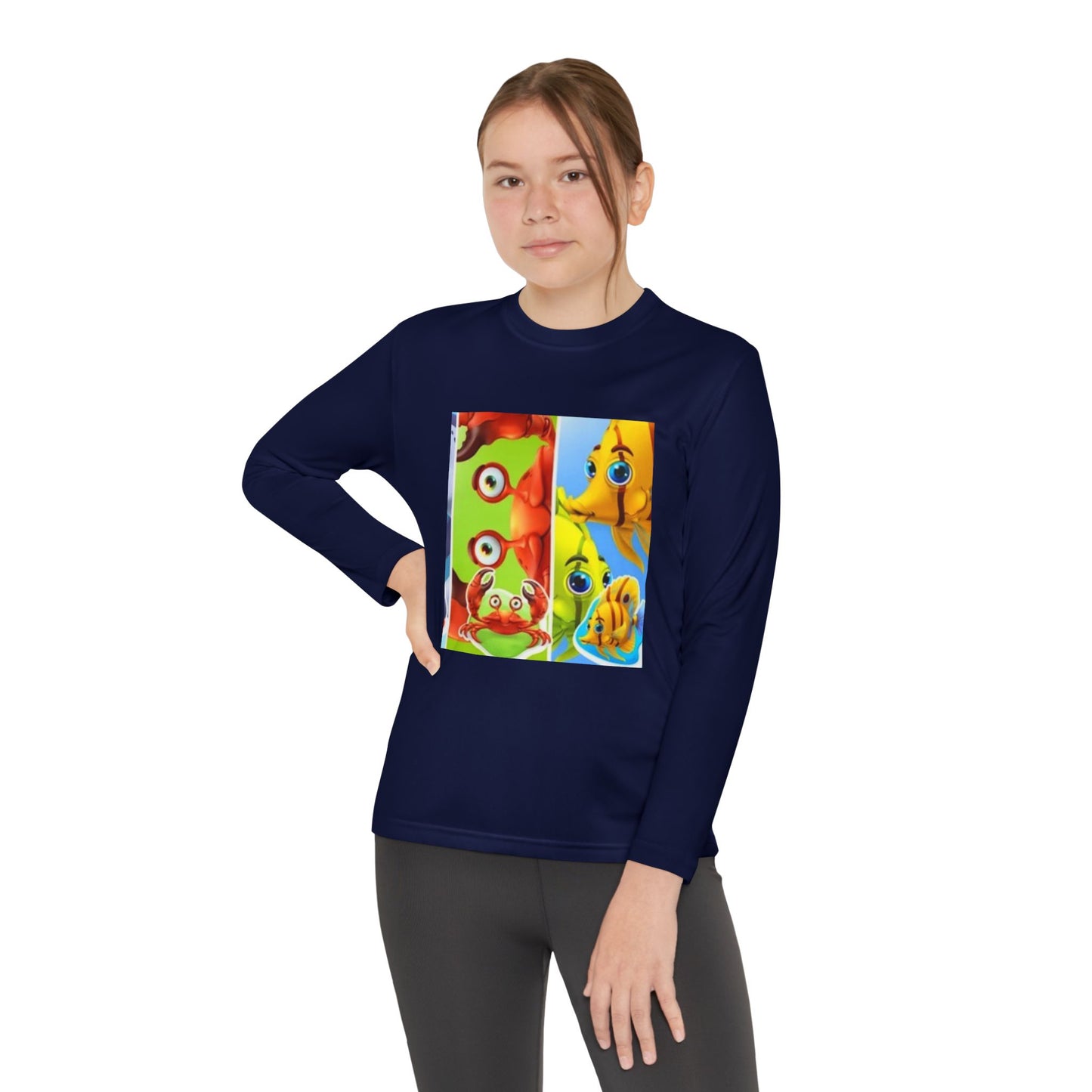 Vibrant Youth Long Sleeve Tee - Fun Animal Designs for Playful Kids