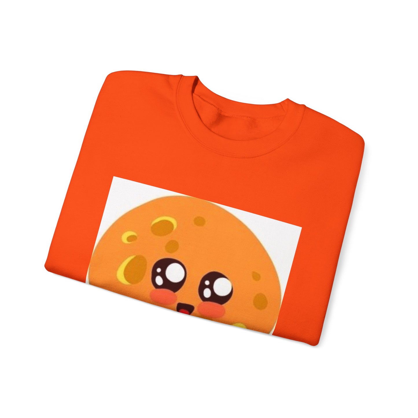 Cute Cartoon Moon Unisex Sweatshirt - Heavy Blend Crewneck