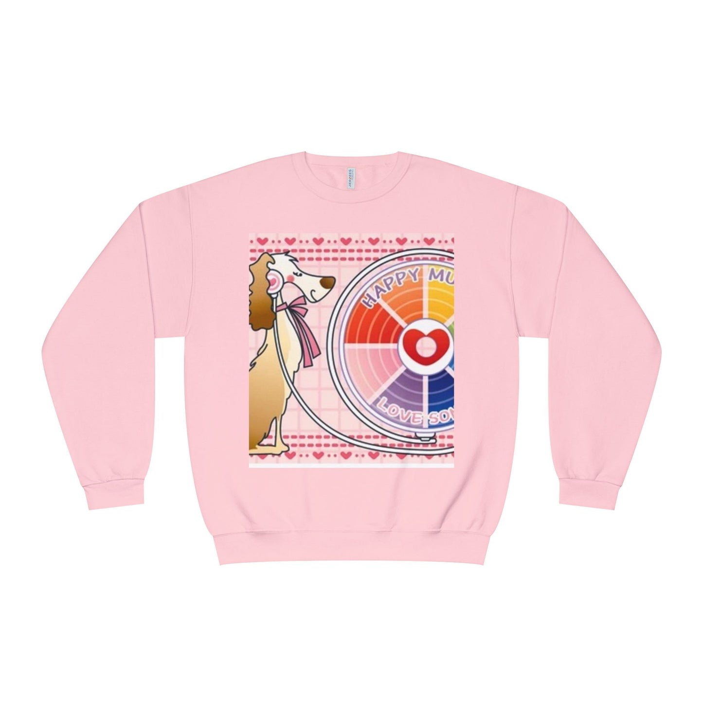 Happy Mood Love Sound Unisex Crewneck Sweatshirt