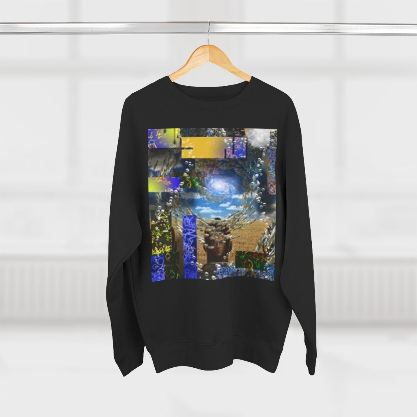 Cosmic Adventure Unisex Crewneck Sweatshirt - Unique Art Print