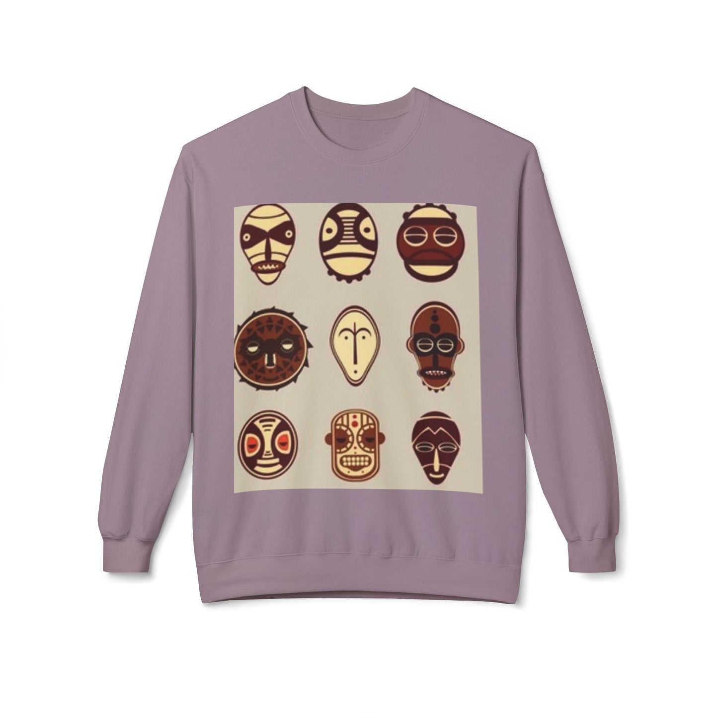 Artistic Horse Illustration Fleece Crewneck Sweatshirt - Unisex