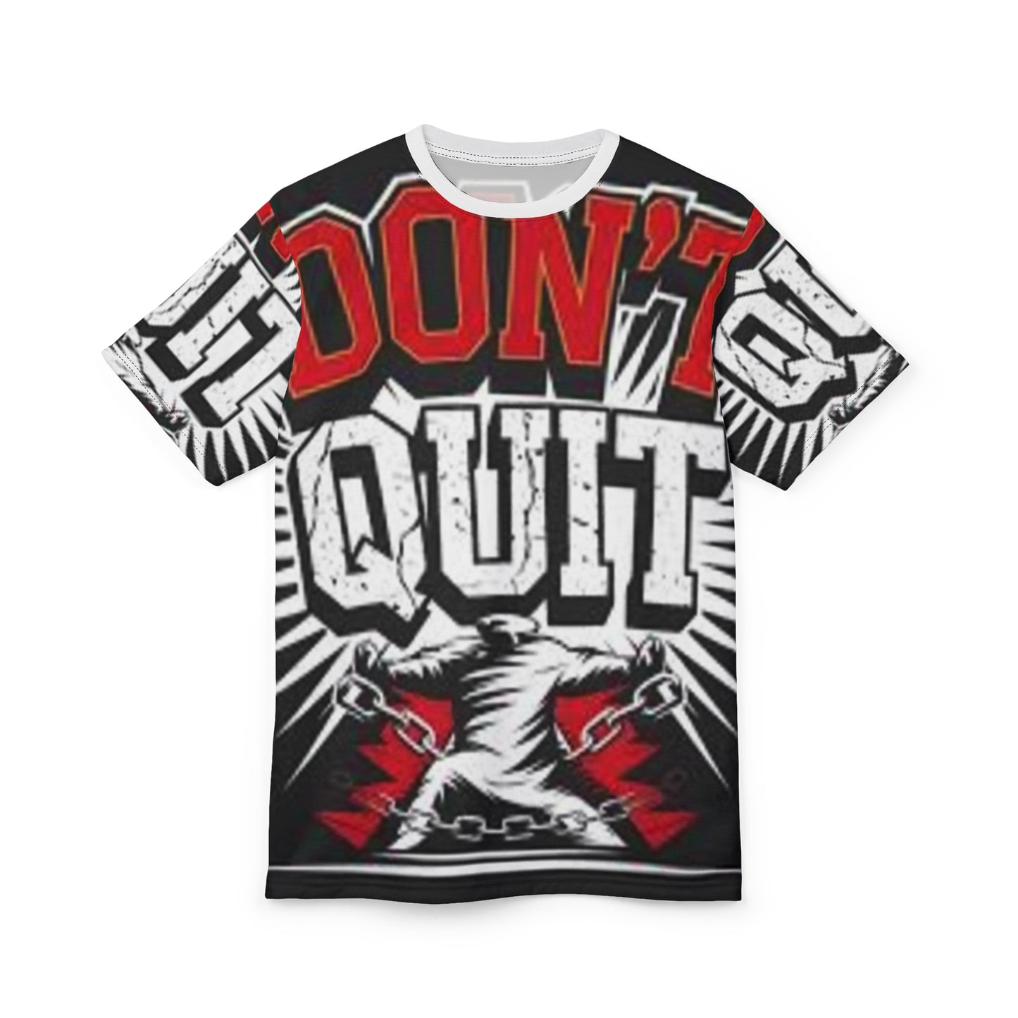 Motivational Unisex Tee - "Don't Quit" Graphic T-Shirt for Fitness Enthusiasts