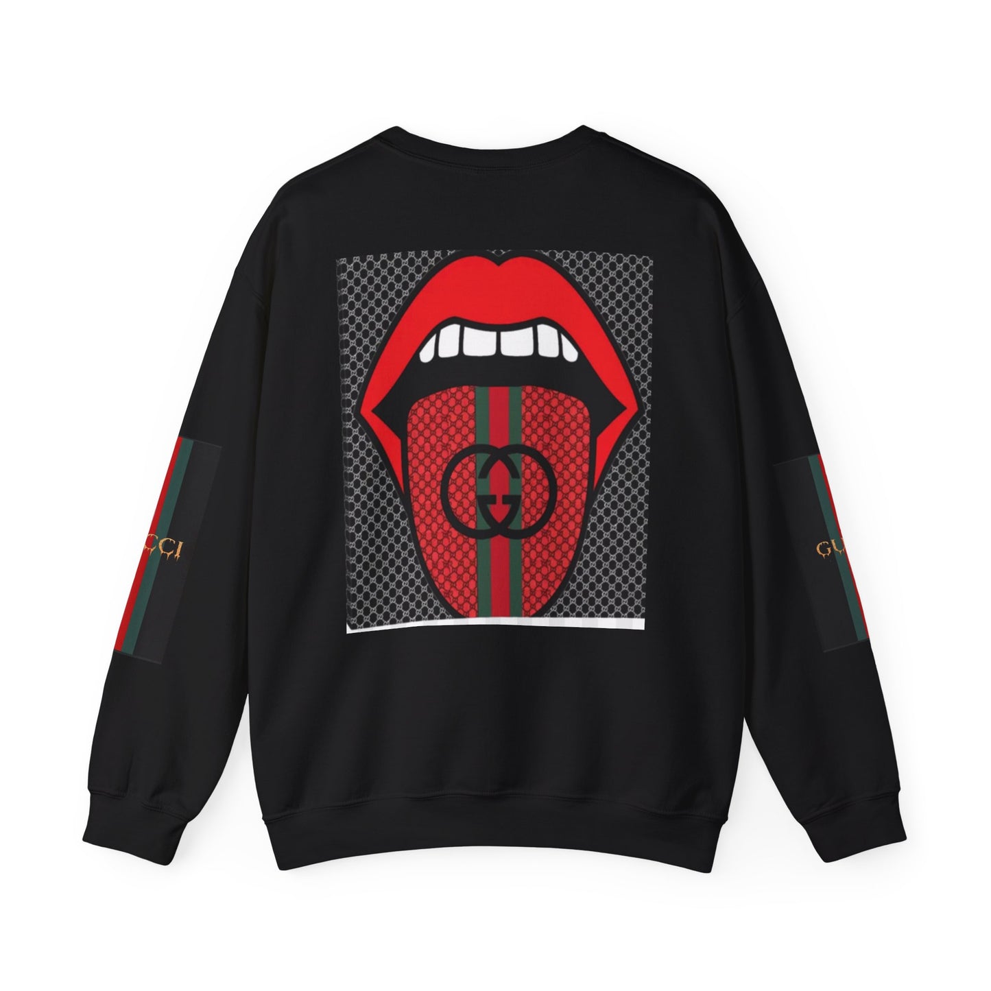 Gucci Inspired Unisex Heavy Blend Crewneck Sweatshirt - Bold Graphic Design