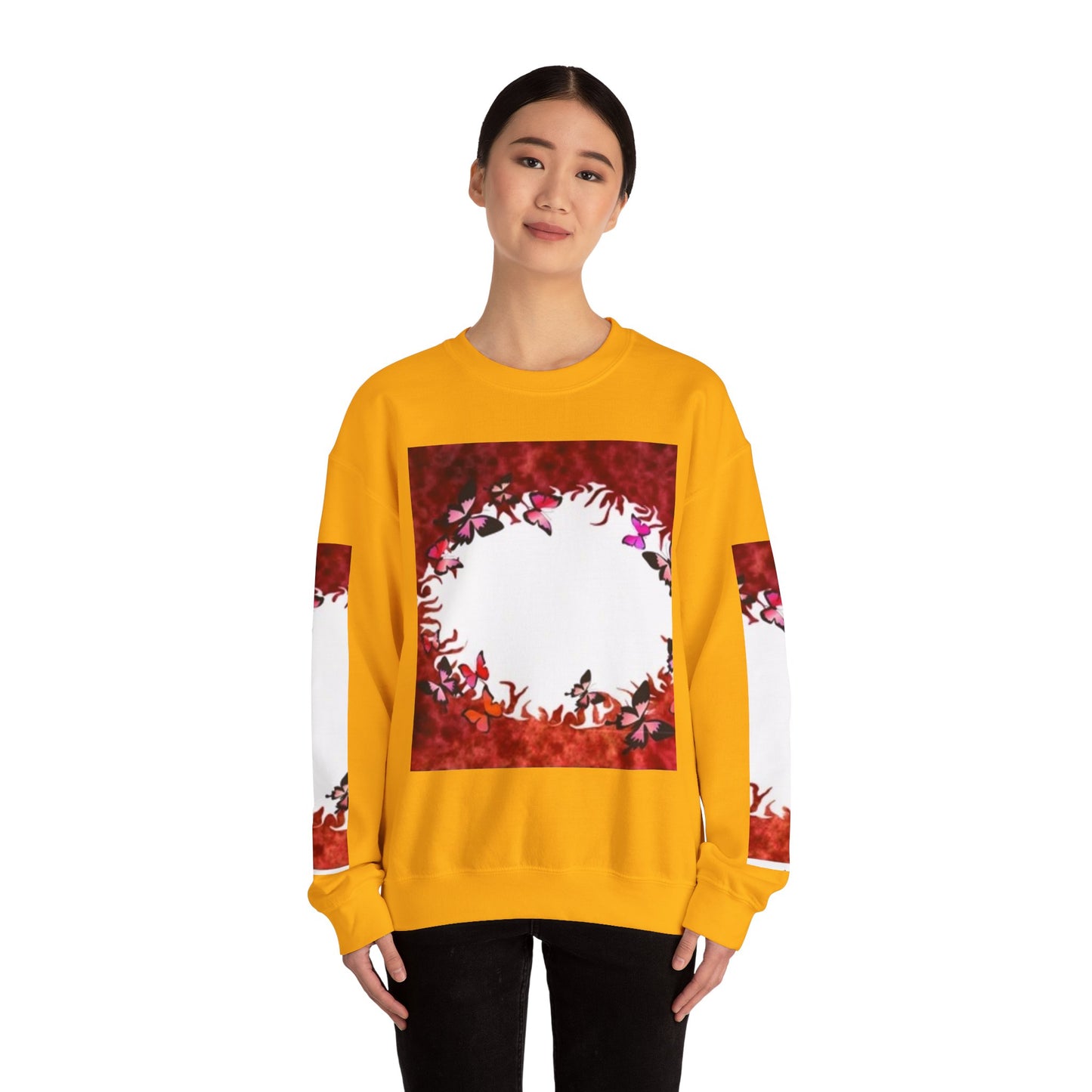Floral Nature Crewneck Sweatshirt - Cozy Unisex Pullover for Nature Lovers